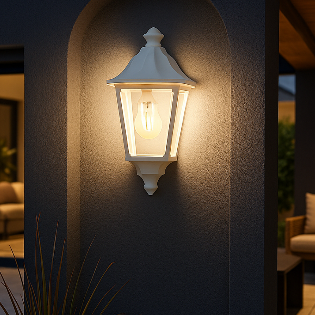 Felinar Exterior cu Senzor DUBLIN ALBA Wall Light Fixtures