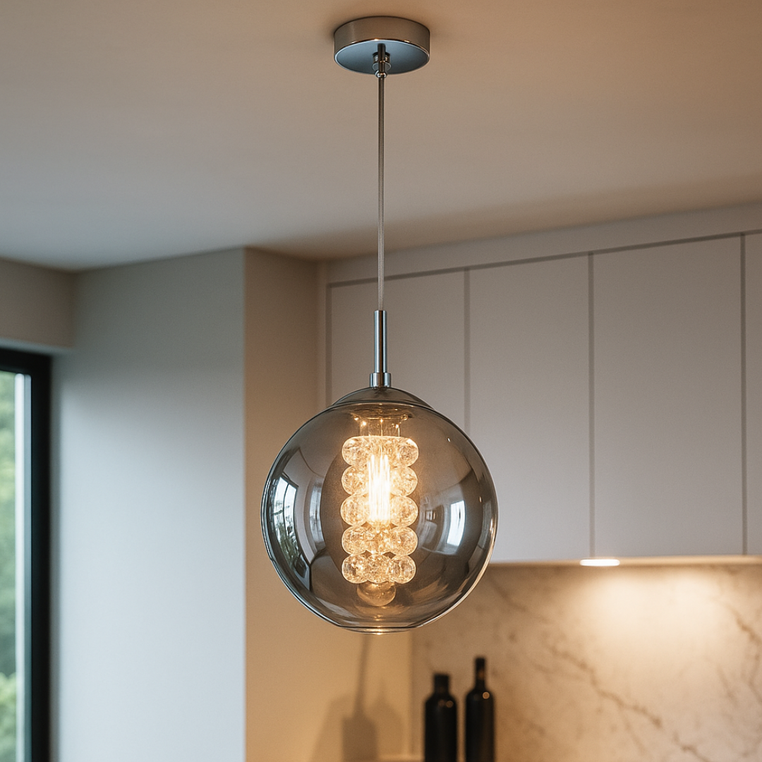 Pendul Abajur 1xG9 Chrome Chrome / SUSPENDATE