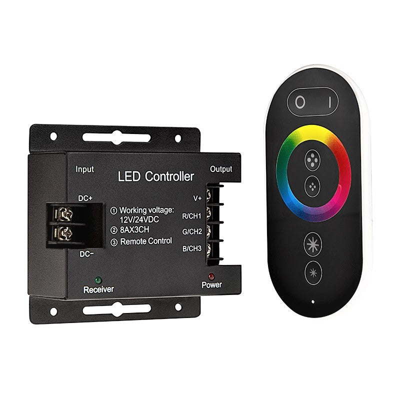 Controller Rgb 432W 12V-24V Telecomanda Touch Rf Lighting
