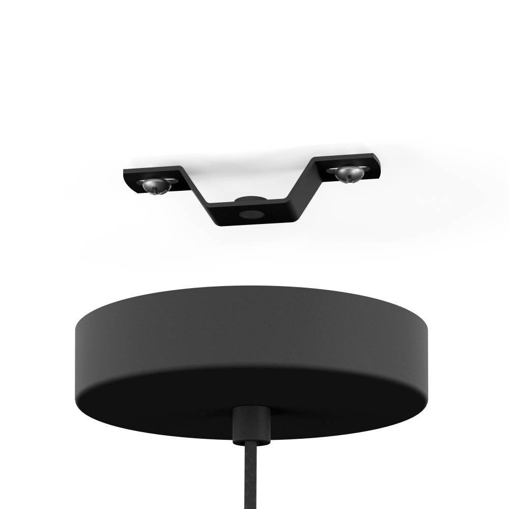 Pendul RAZONI 1 Black 110CM NEAGRA / ABAJUR Lighting Fixtures