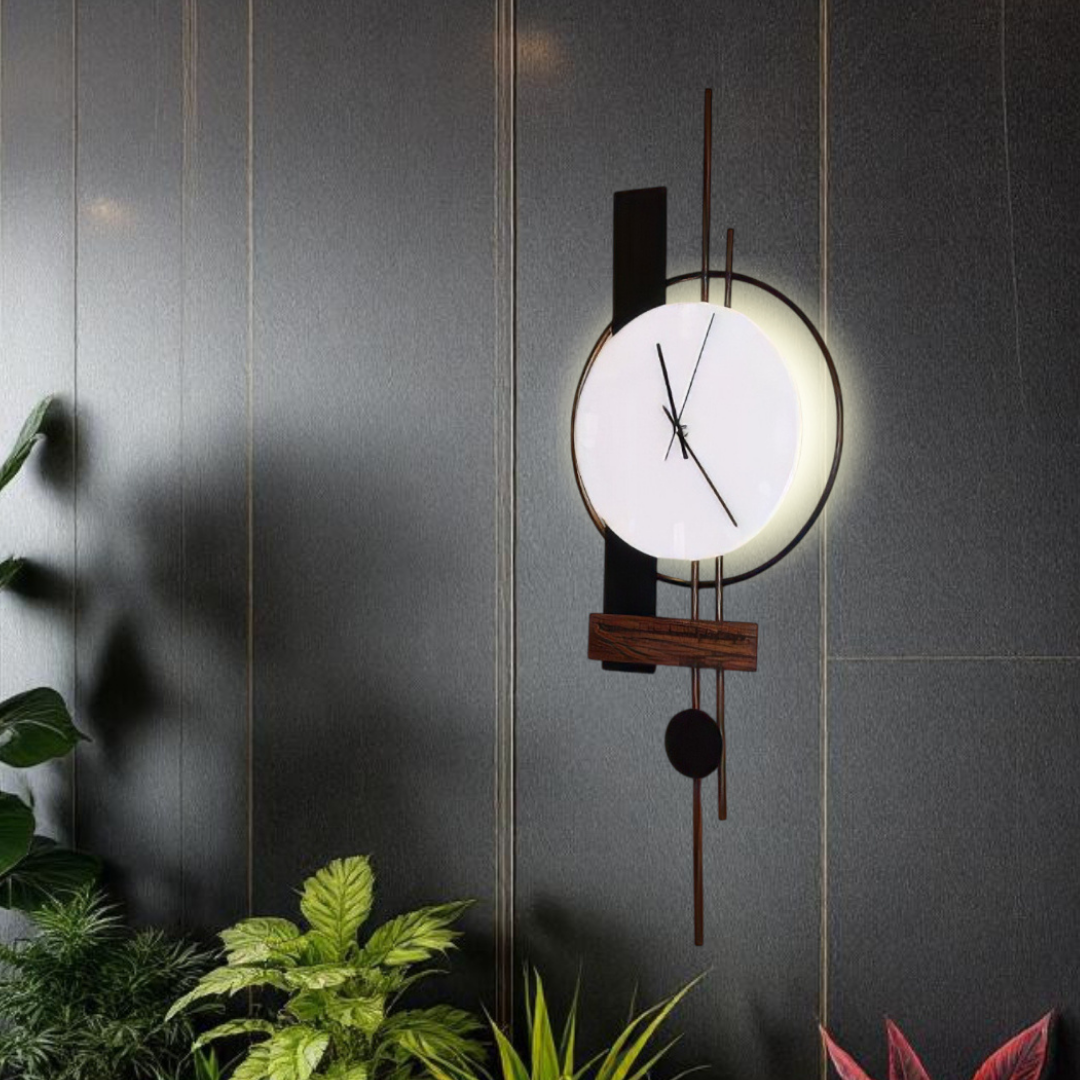 Aplica LED cu Ceas Chronos Point AL260-1 APLICA PERETE Wall Light Fixtures