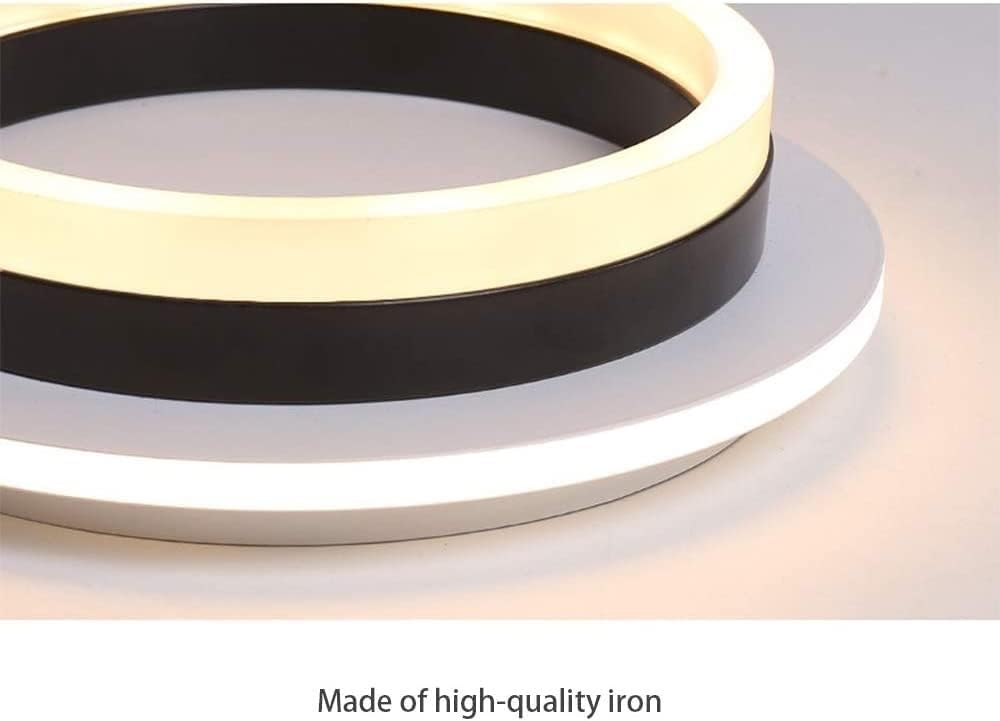 Lustra Led 50W Ring Black Echivalent 200W Lighting Fixtures