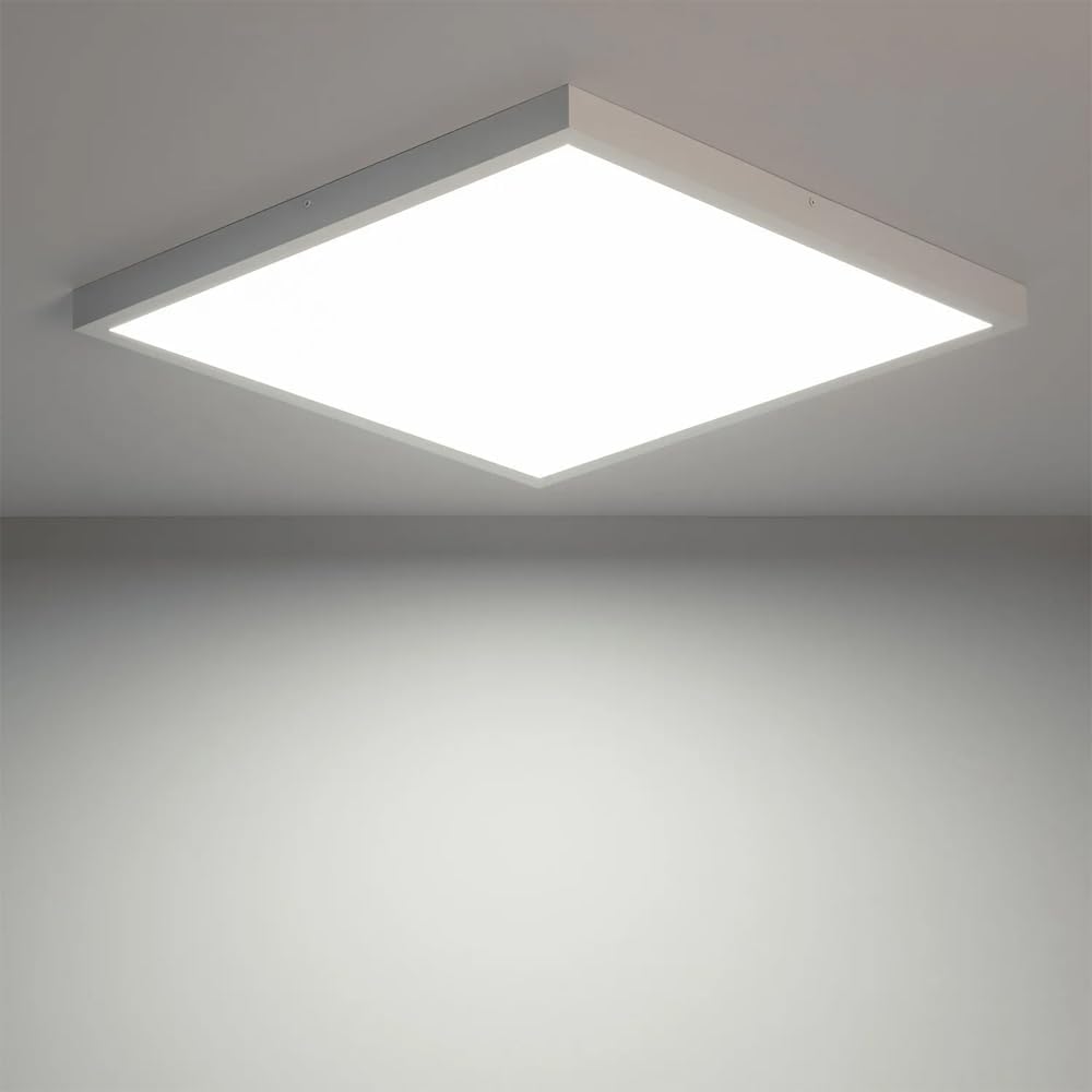 Panou LED 40W 60x60cm Alb Aplicat 3 Lumini Echivalent 400W PANOU LED APLICAT / 40W / 3 FUNCTII LED PANEL