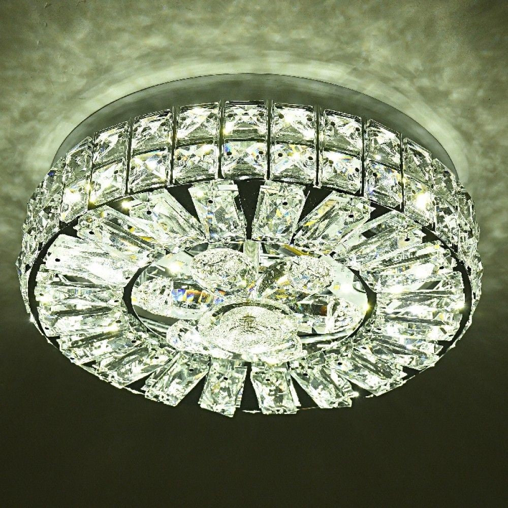 Aplica Led 48W Silver Sparkle Lighting Fixtures