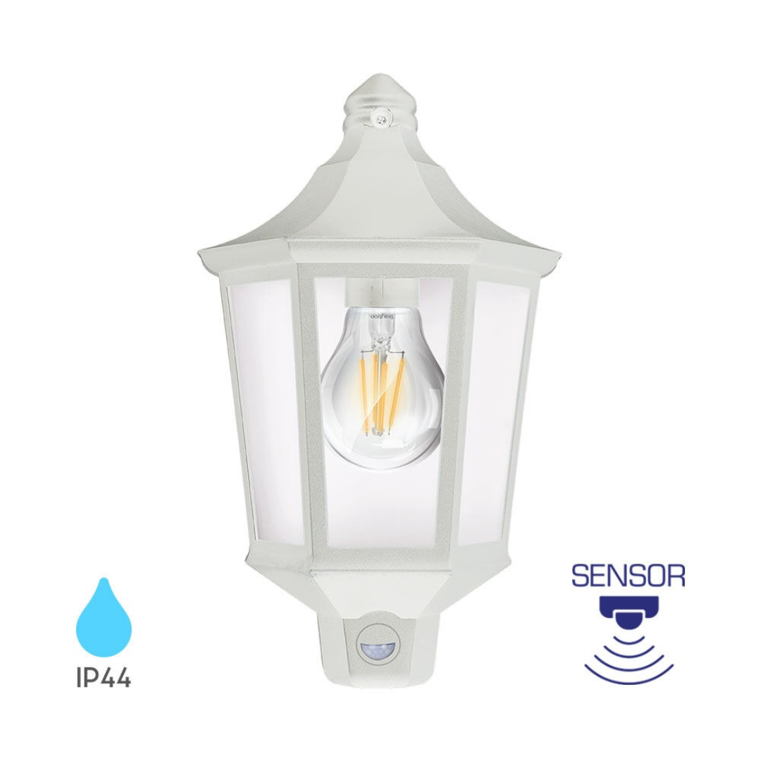 Felinar Exterior cu Senzor DUBLIN ALBA Wall Light Fixtures
