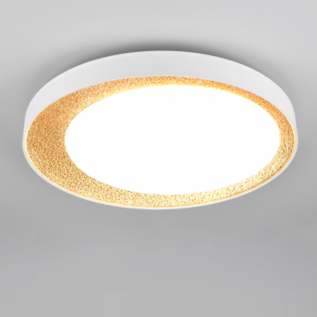 Lustra LED ALETA Gold CIRCLE DESIGN / AURIE / 45CM CEILING LIGHT