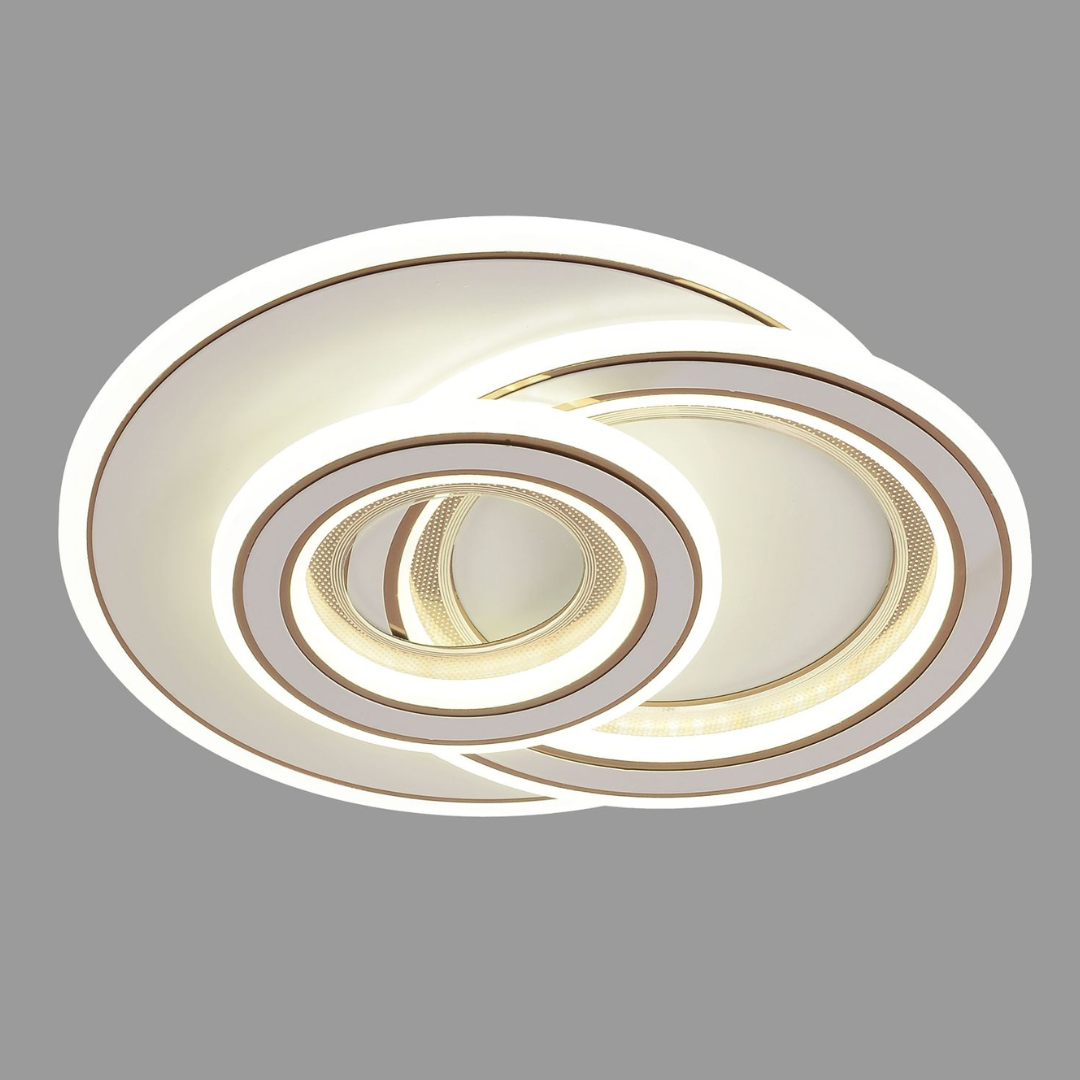 Lustra LED Zefir ROUND Gold Echivalent 100W ALBA / 32CM / CIRCLE DESIGN Lighting Fixtures