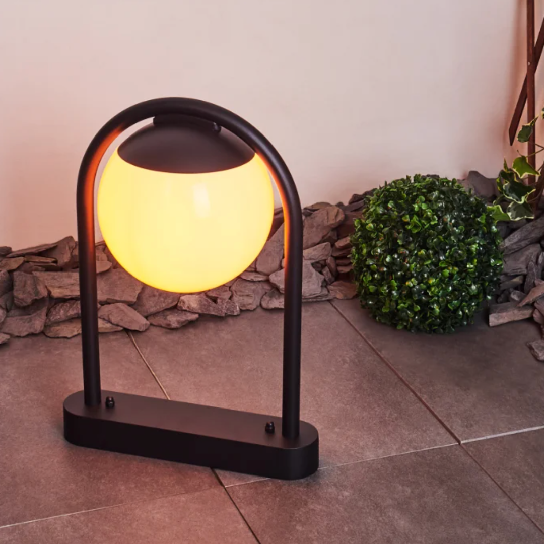 Stalp Exterior E27 IP44 98732 NEGRU / STALP ORNAMENTAL EXTERIOR LAMP