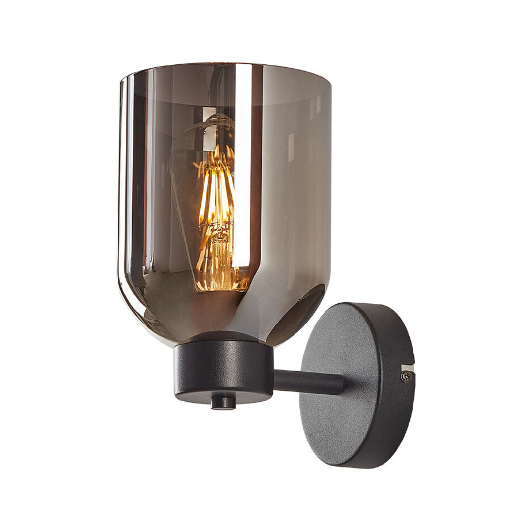 Aplica Perete 1xE27 Smokey BR-BV01-00043 NEAGRA / APLICA PERETE / MINIMALIST DESIGN Wall Light Fixtures