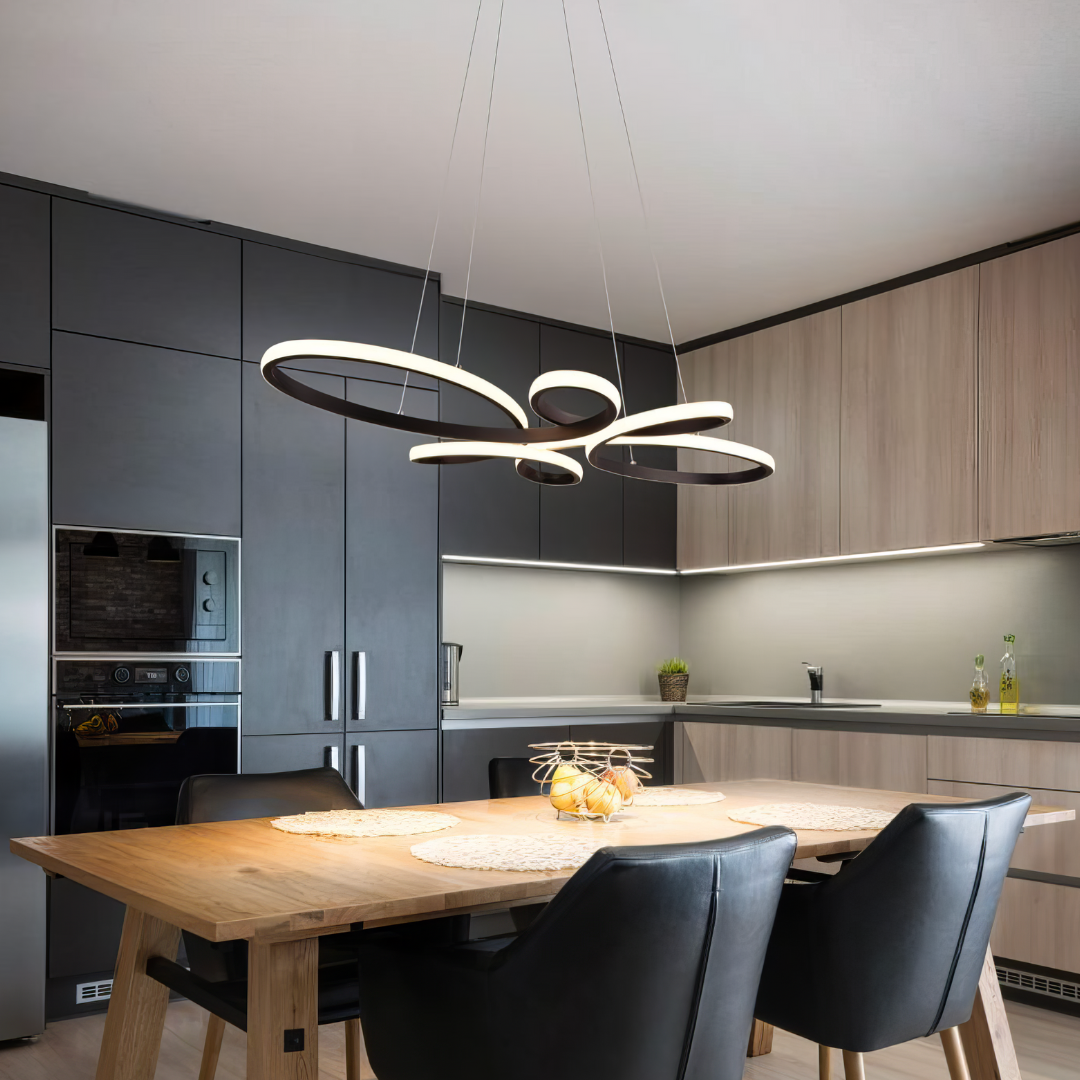 Lustra LED Suspendata LumeLab 32W NEAGRA / SUSPENDATE Lighting Fixtures