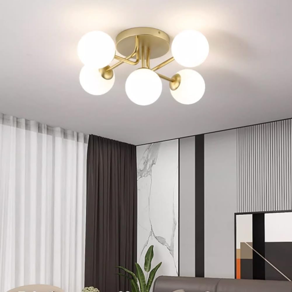 Lustra Abajur 5xE27 GOLD 7316-5 AURIE Chandeliers