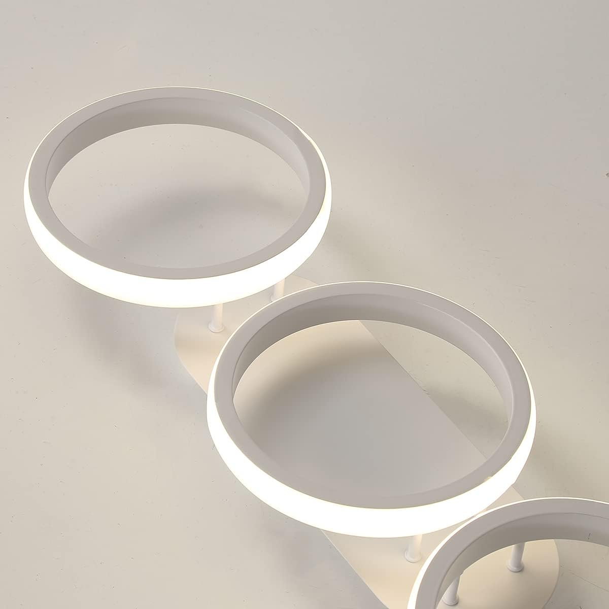 Lustra Led 54W Enzo Circle Alb Echivalent 300W Lighting Fixtures