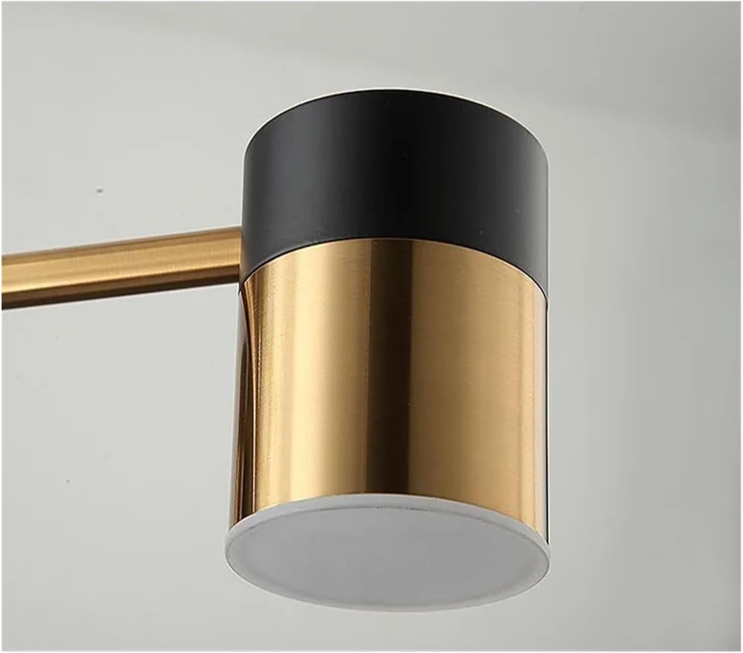 Lustra LED RAVENNA 3 + 3 Echivalent 500W Telecomanda NEGRU + AURIU / MINIMALIST DESIGN / 76CM Lighting Fixtures