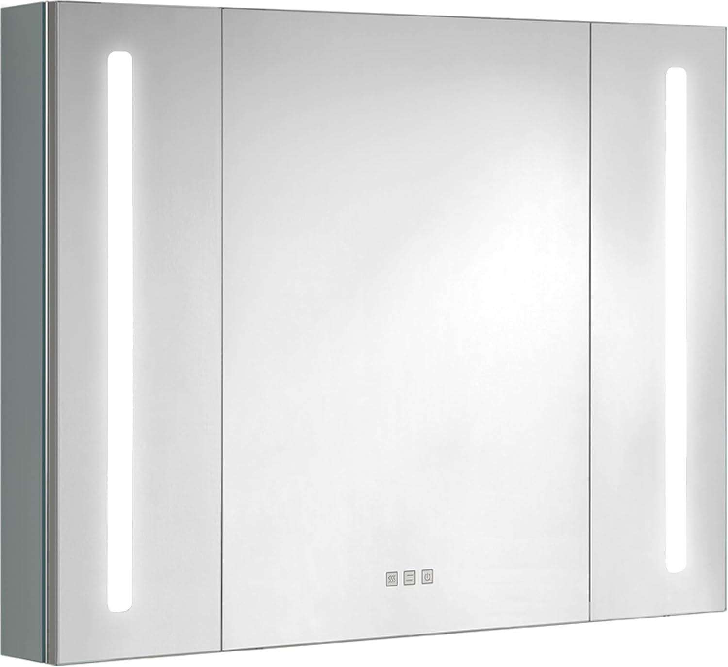 Dulap Baie Cu Oglinda LED Lyte Functii Multiple 80X70CM / GRI LED MIRROR