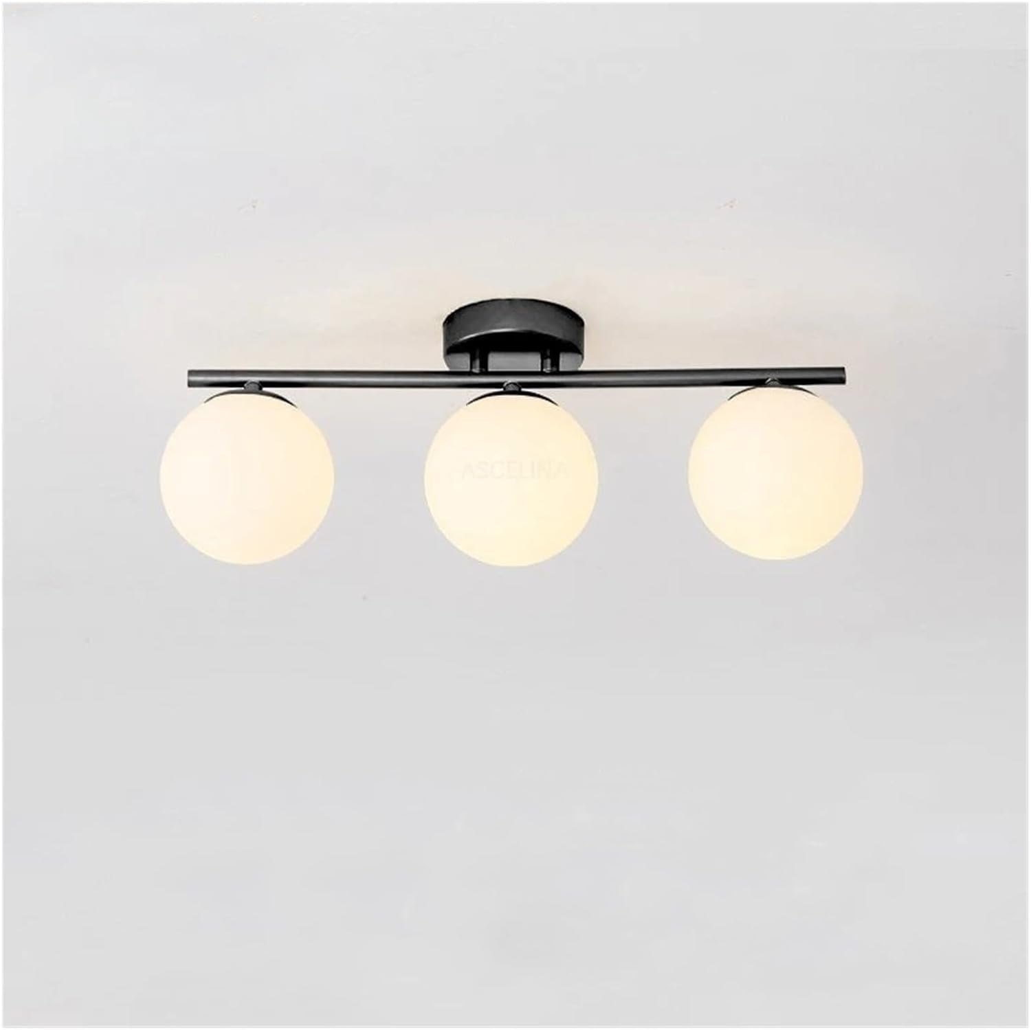 Lustra Abajur MAT Nordic Black 3xE27 DN117-3/BK NEAGRA / ABAJUR Chandeliers