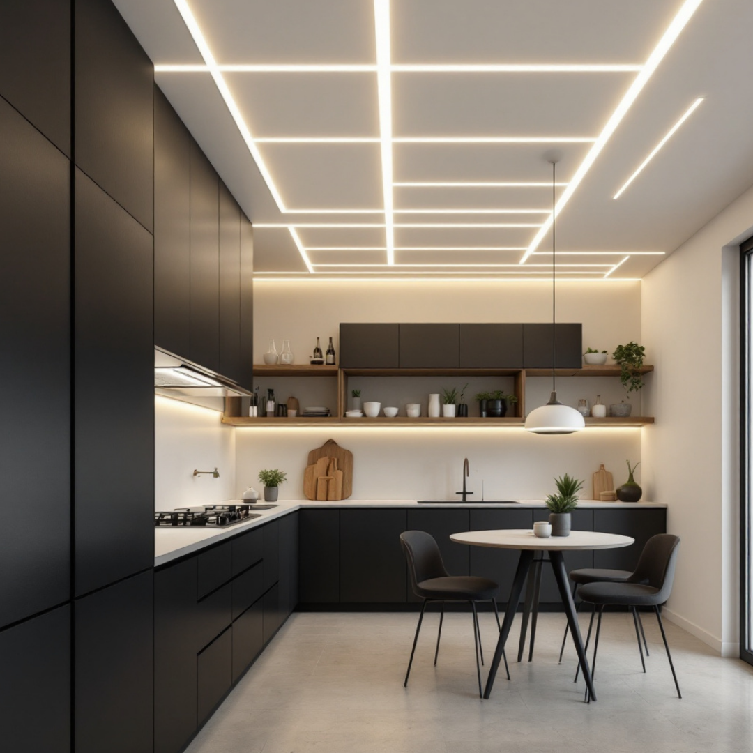 Profil LED Incastrat 2 METRI Plat XL LED Strips