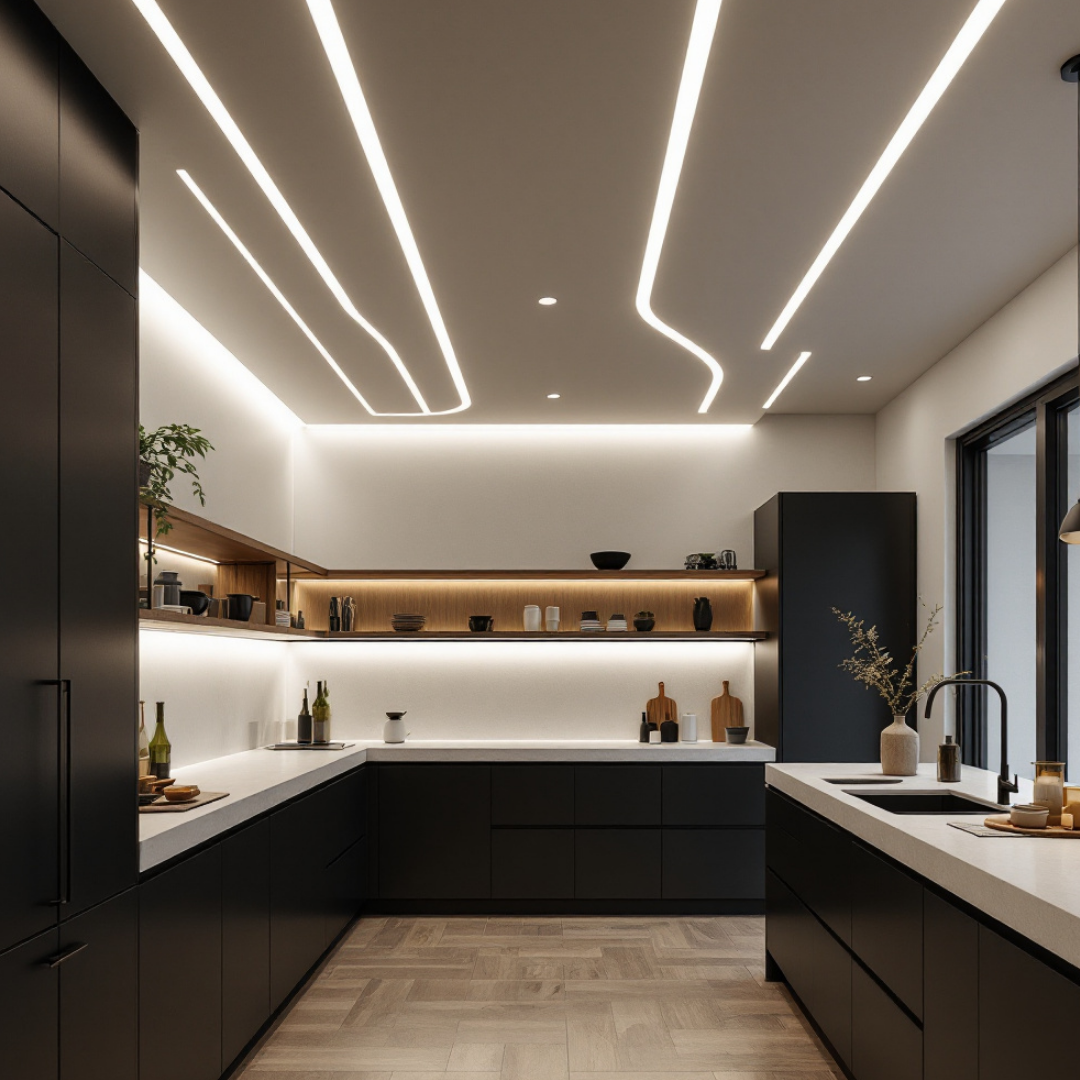 Profil LED Incastrat 2 METRI Plat XL LED Strips