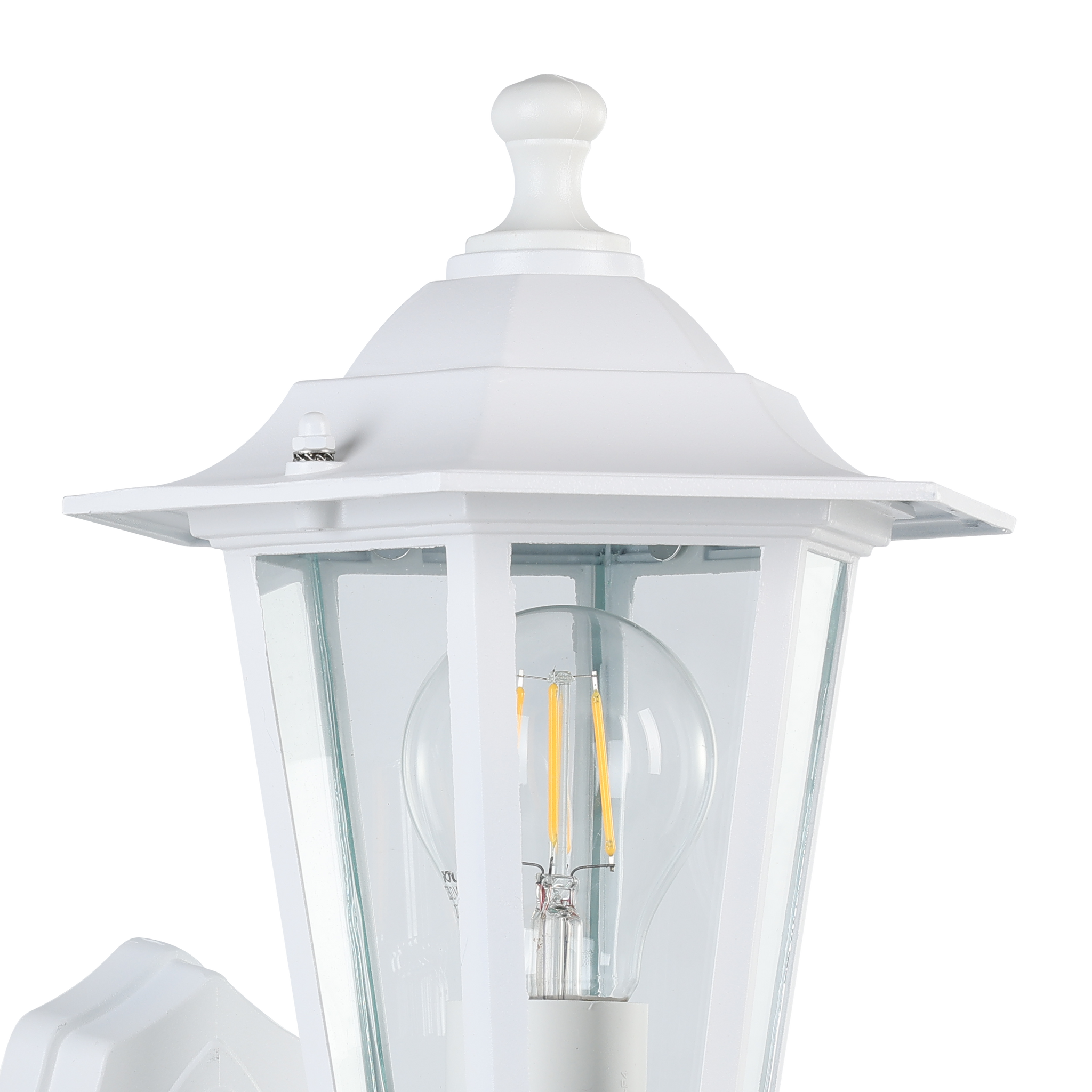 Aplica Exterior Tip Felinar cu Senzor LATERNA 5 White ALBA / APLICA PERETE Wall Light Fixtures