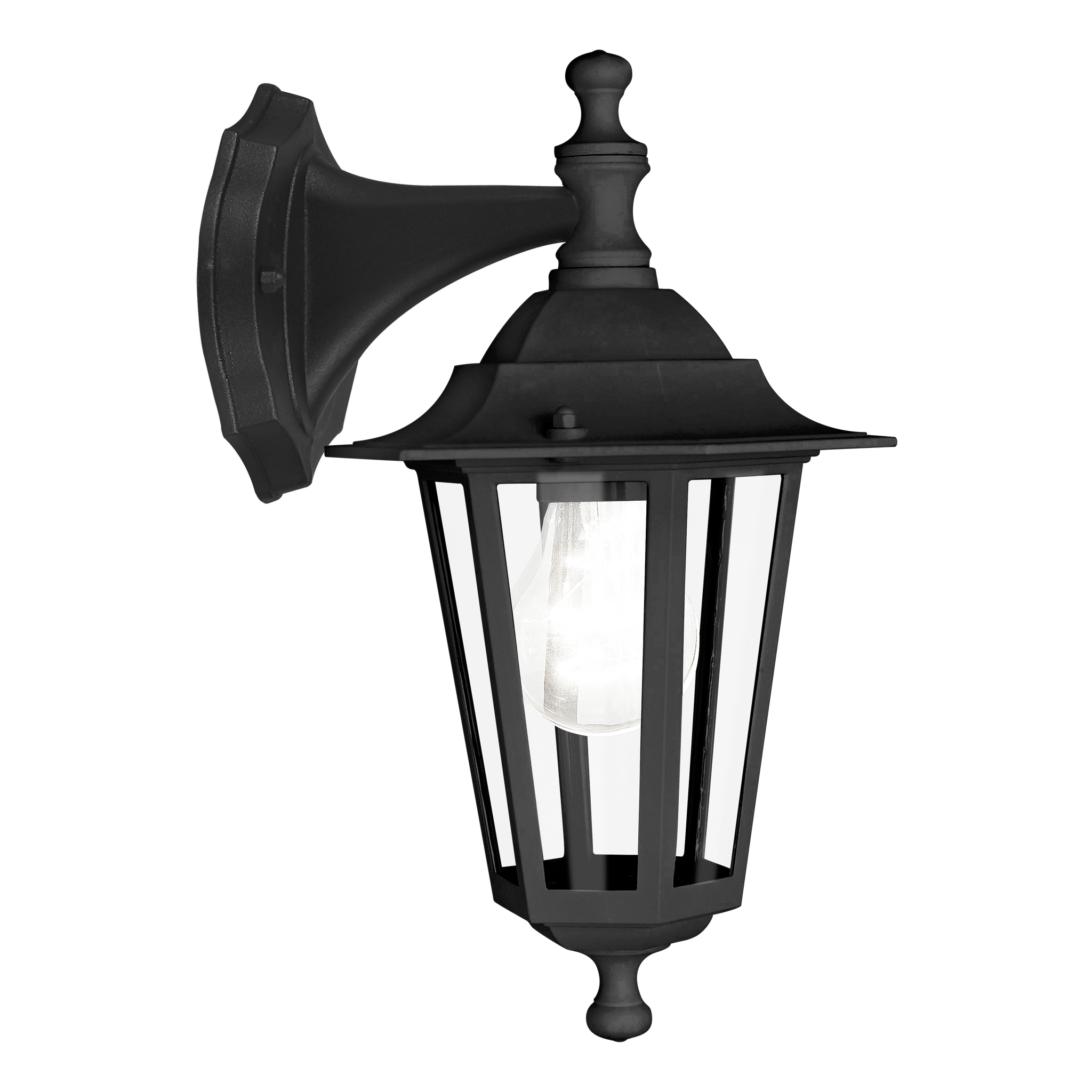 Aplica Exterior Tip Felinar LATERNA 4 Black 35CM NEAGRA / APLICA PERETE Wall Light Fixtures