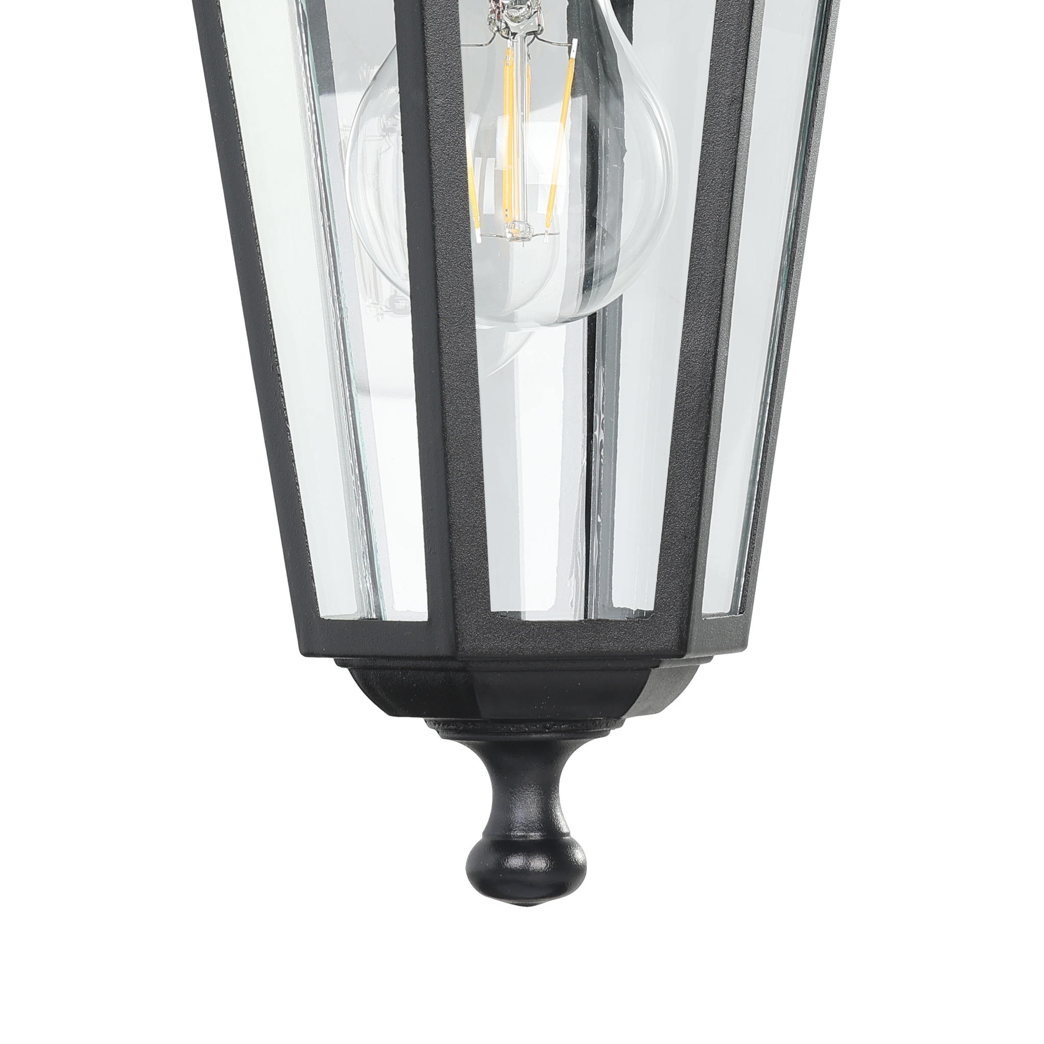 Aplica Exterior Tip Felinar LATERNA 4 Black 35CM NEAGRA / APLICA PERETE Wall Light Fixtures