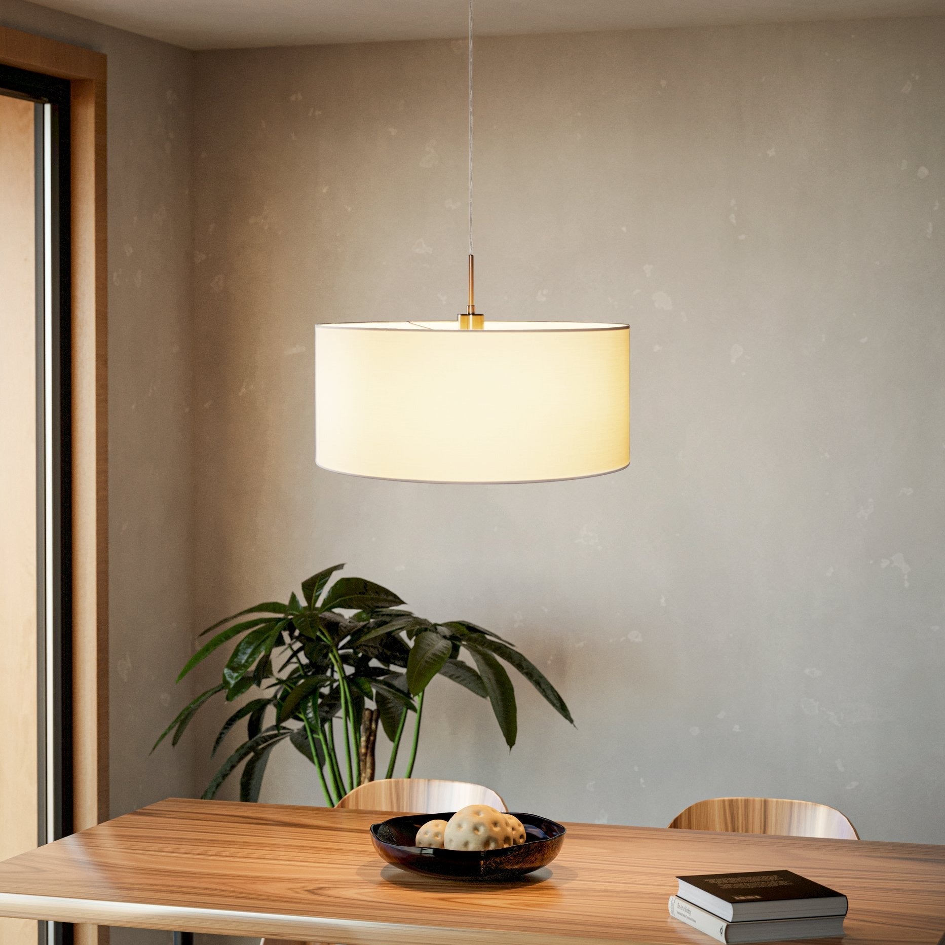 Pendul PASTERI White & Silver 110CM ALBA / SUSPENDATE Lighting Fixtures