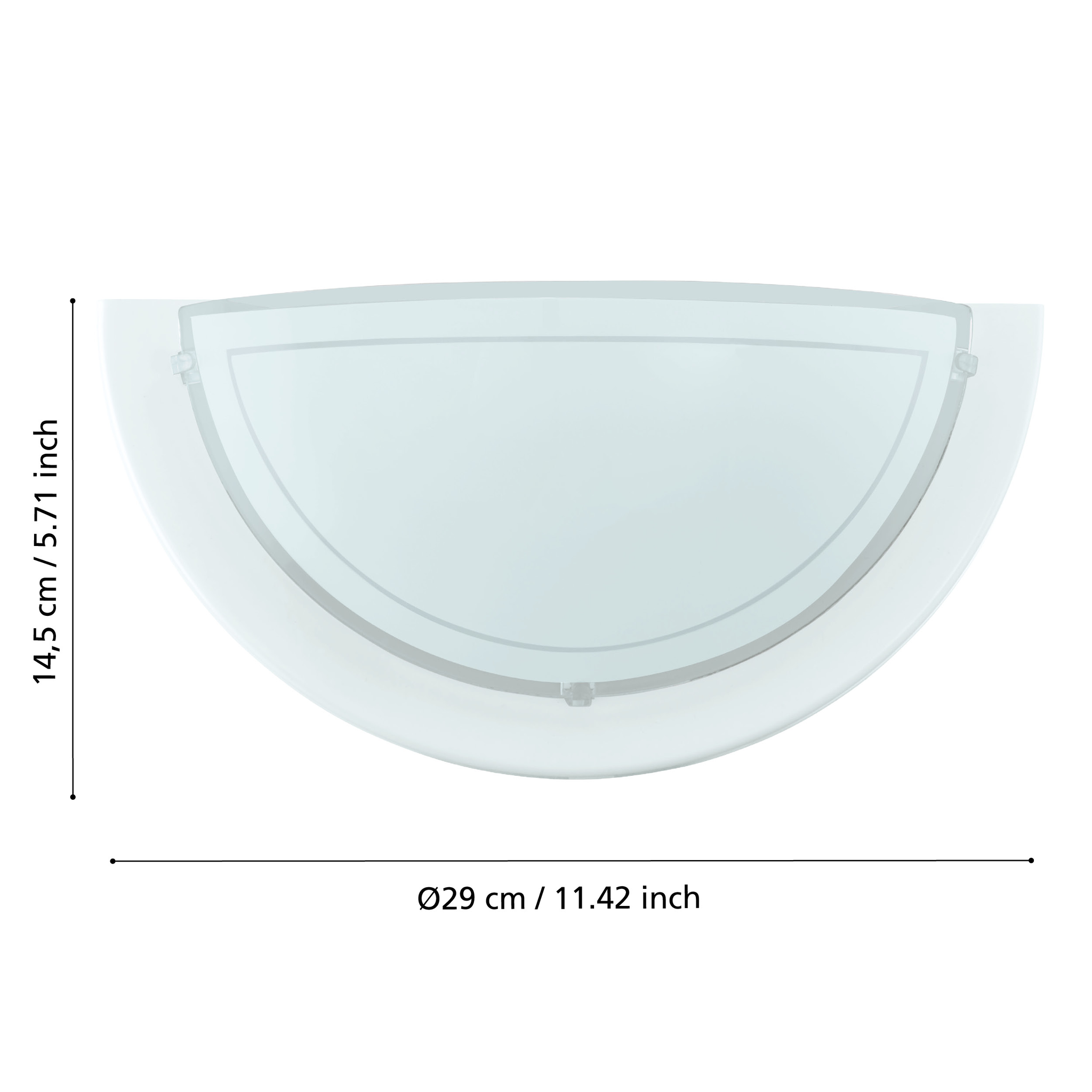 Aplica PLANET 1 White 29CM Eglo APLICA PERETE / 29CM led ceiling light