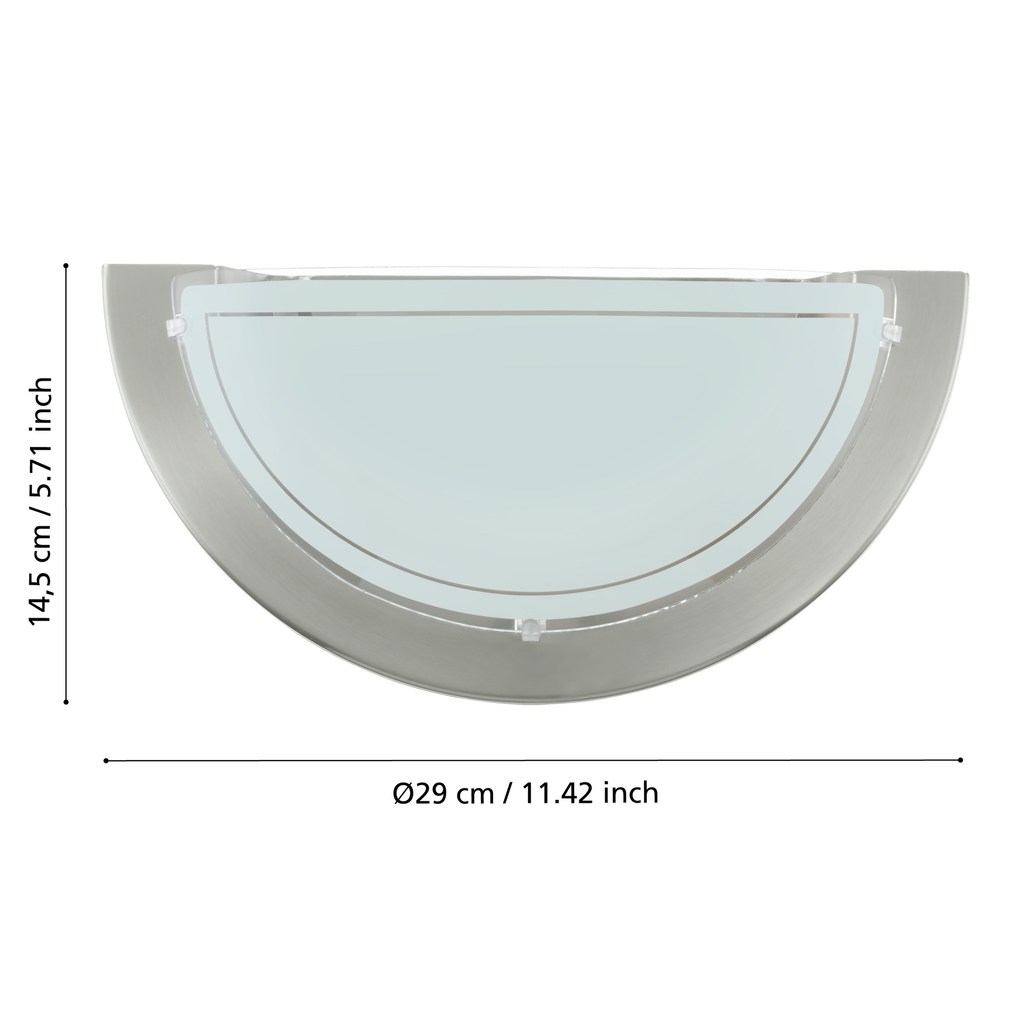Aplica PLANET 1 Silver 29CM Eglo APLICA PERETE / 29CM led ceiling light