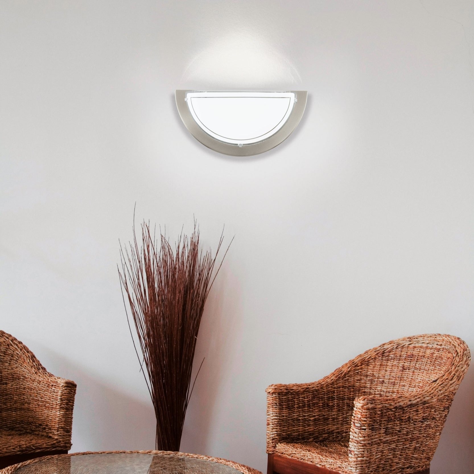 Aplica PLANET 1 Silver & White Eglo