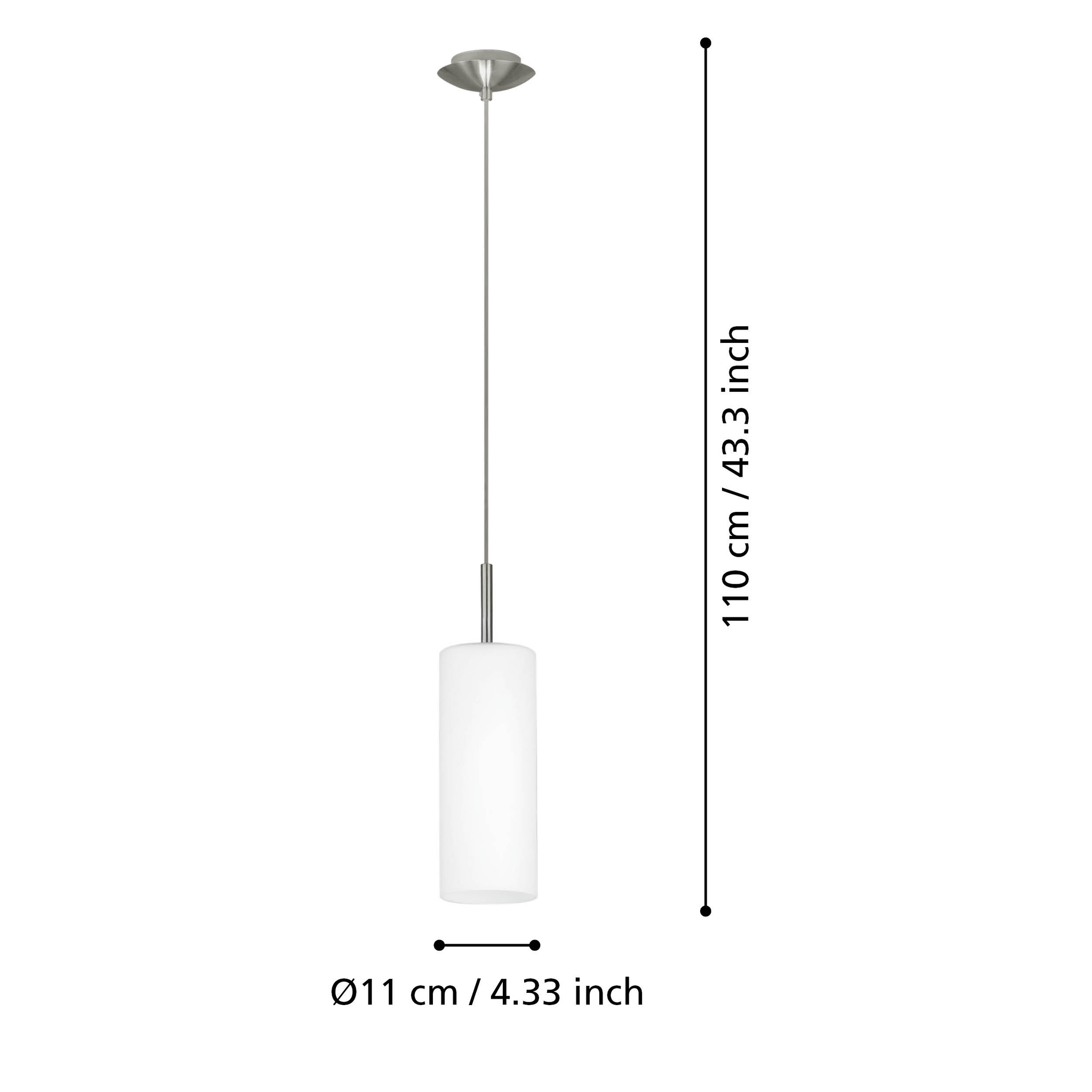 Pendul TROY 3 Silver 110CM Eglo
