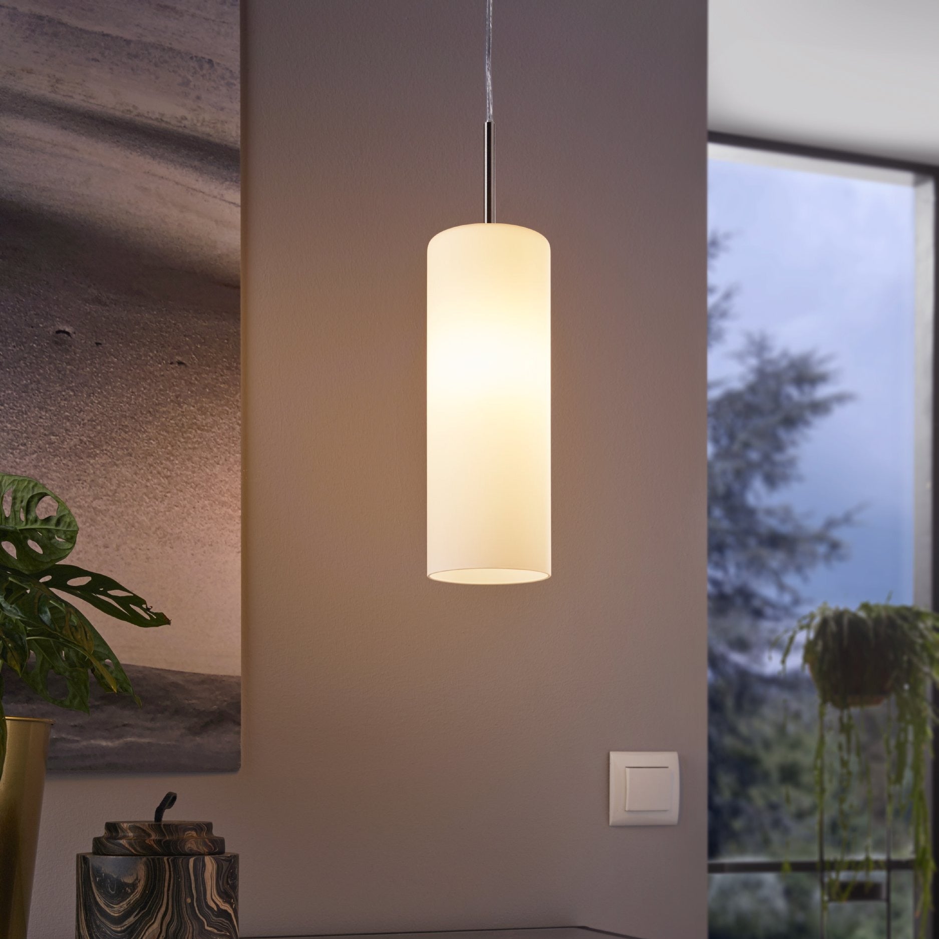 Pendul TROY 3 Silver 110CM Eglo