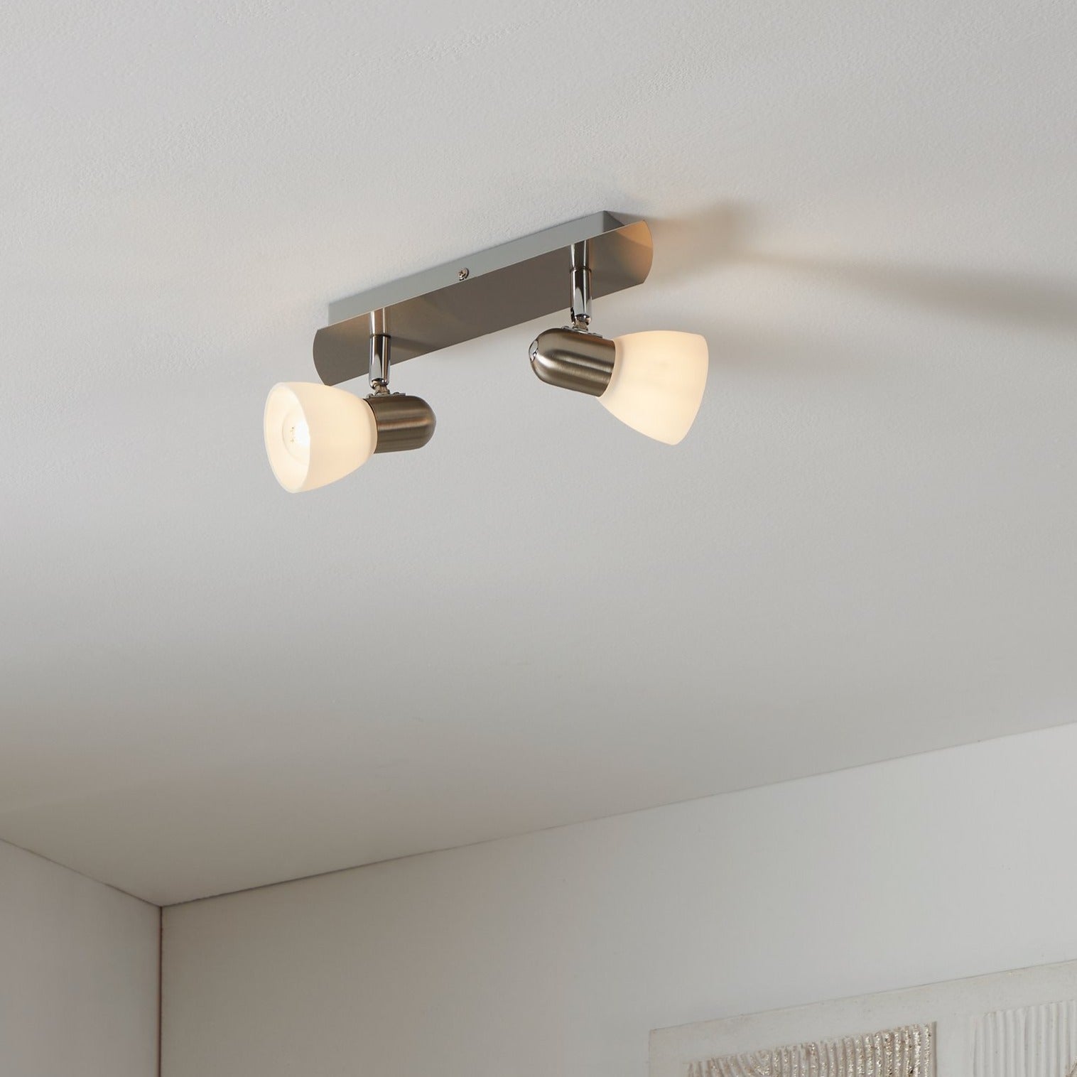 Lustra cu 2 Spoturi Reglabile ENEA Silver Eglo