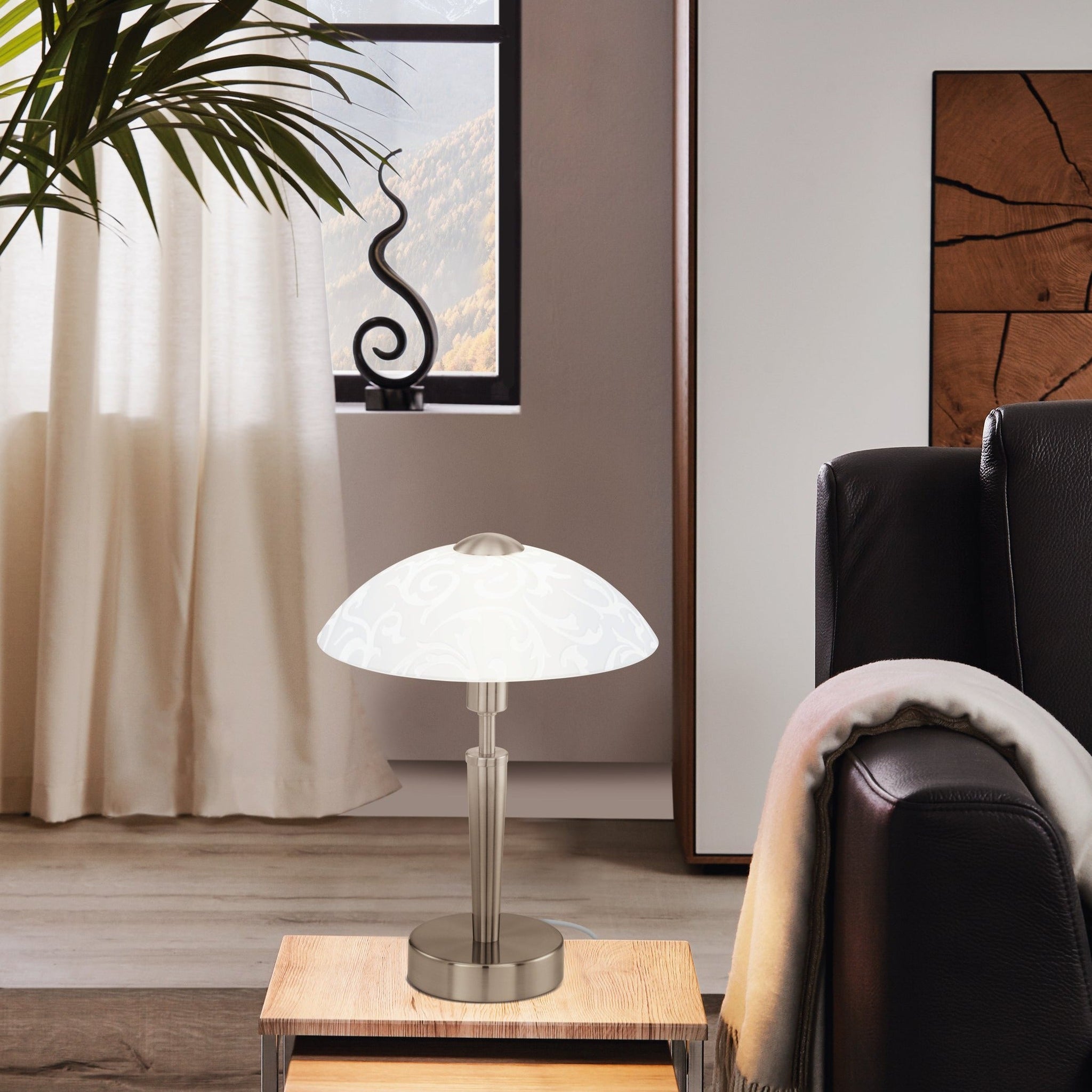 Veioza Decorativa Dimabila SOLO Silver 32CM VEIOZA DECORATIVA desk lamp