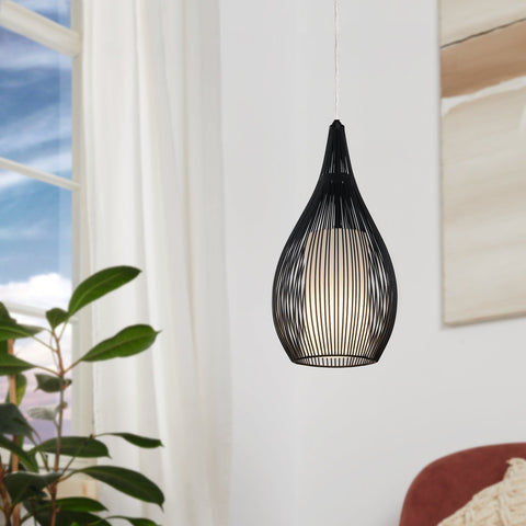 Pendul RAZONI Black 1xE27 Eglo Ø19CM Resigilat R2