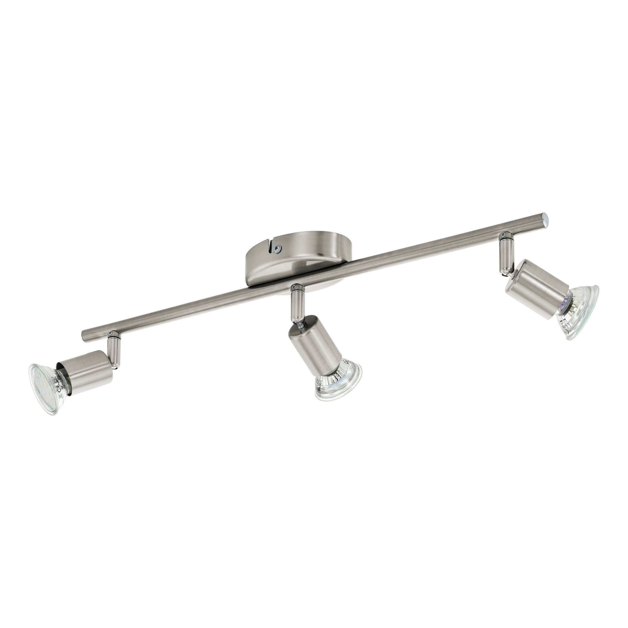 Lustra Cu 3 Spoturi Reglabile Silver BUZZ-LED 48.5CM ARGINTIE Lighting Fixtures