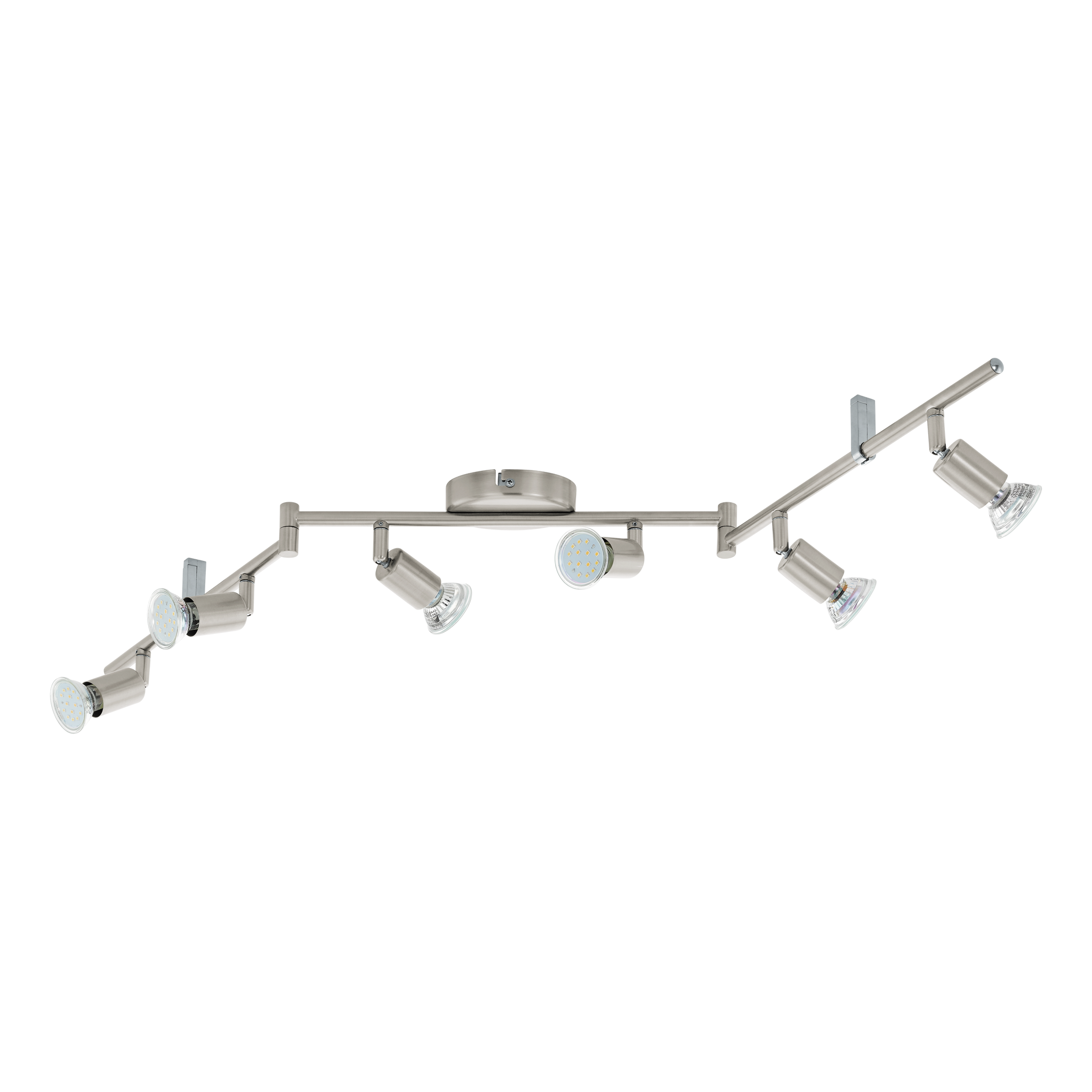 Lustra BUZZ-LED Reglabila Argintie 105cm 105CM / MINIMALIST DESIGN / ARGINTIE Lighting Fixtures