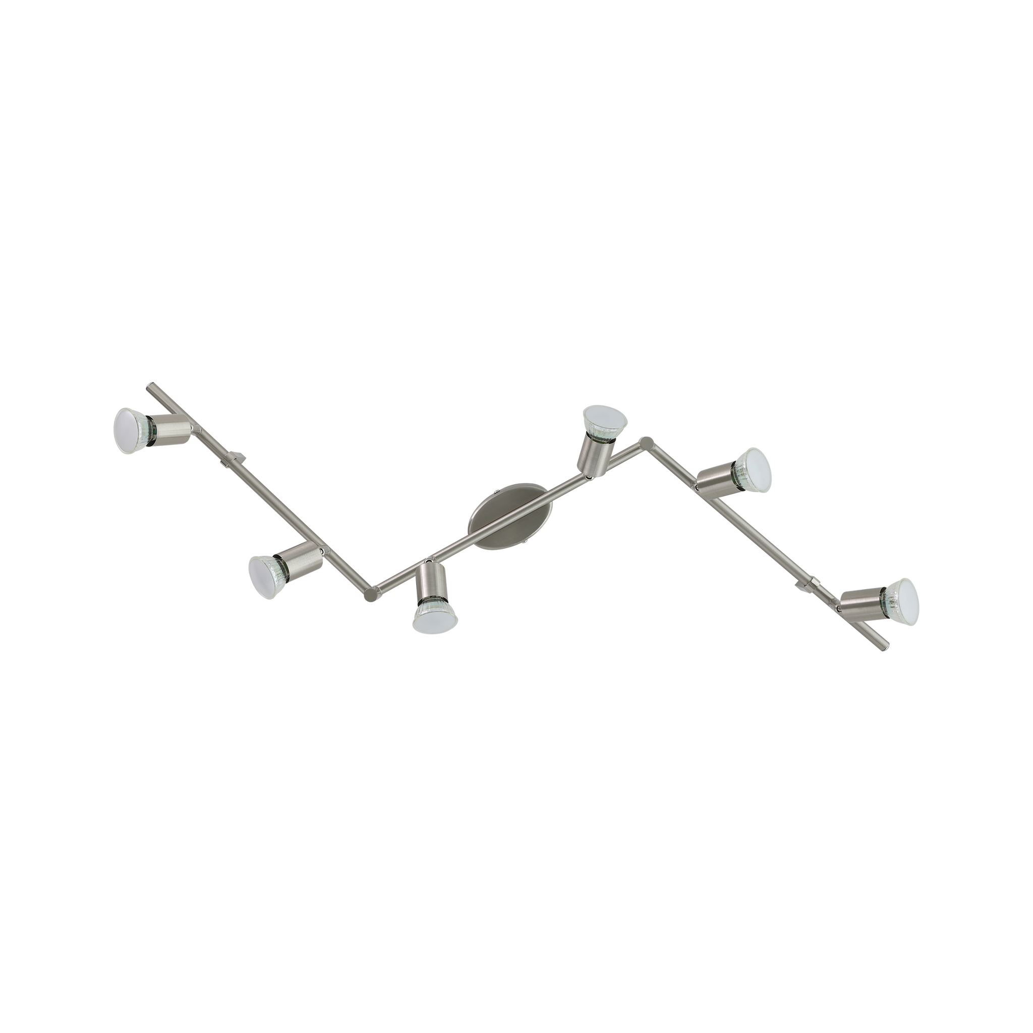 Lustra BUZZ-LED Reglabila Argintie 105cm 105CM / MINIMALIST DESIGN / ARGINTIE Lighting Fixtures