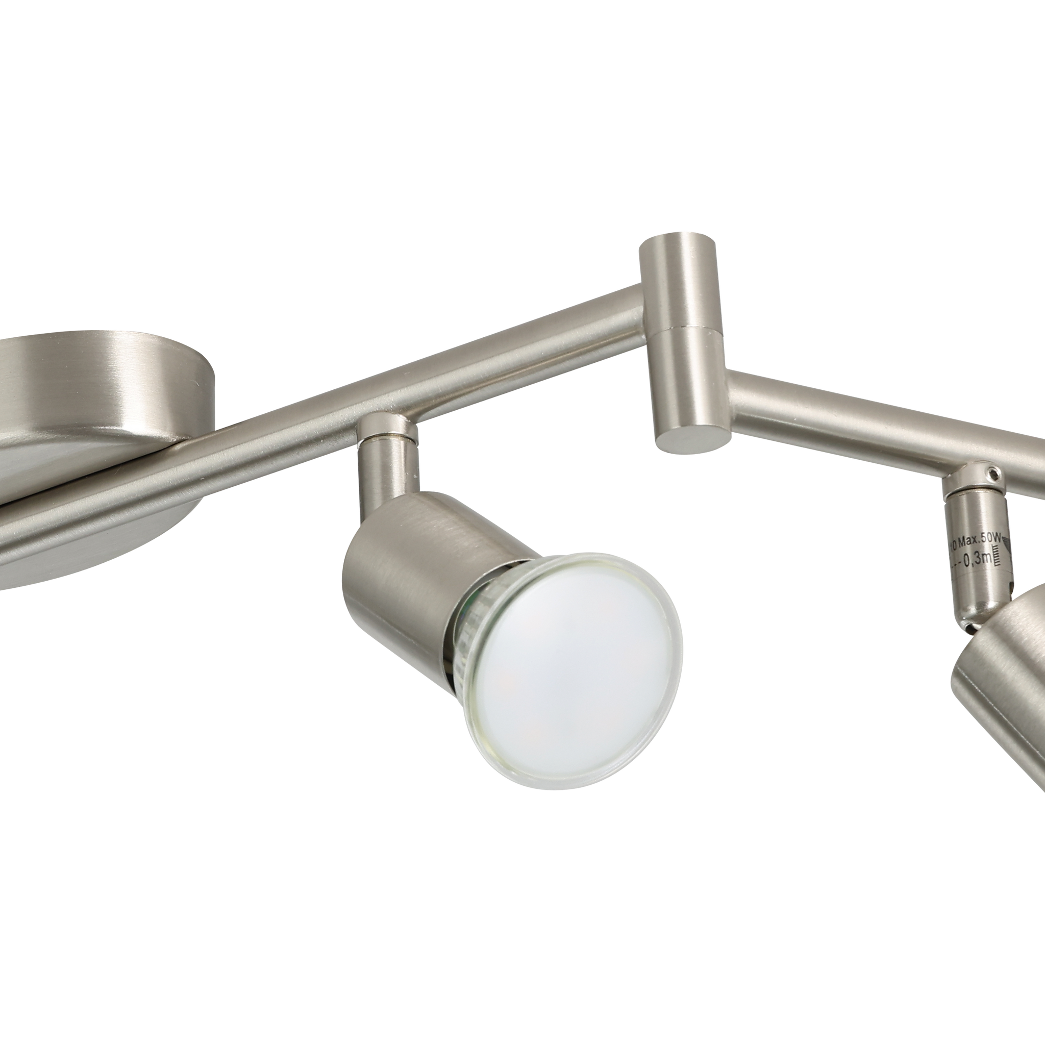 Lustra BUZZ-LED Reglabila Argintie 105cm 105CM / MINIMALIST DESIGN / ARGINTIE Lighting Fixtures