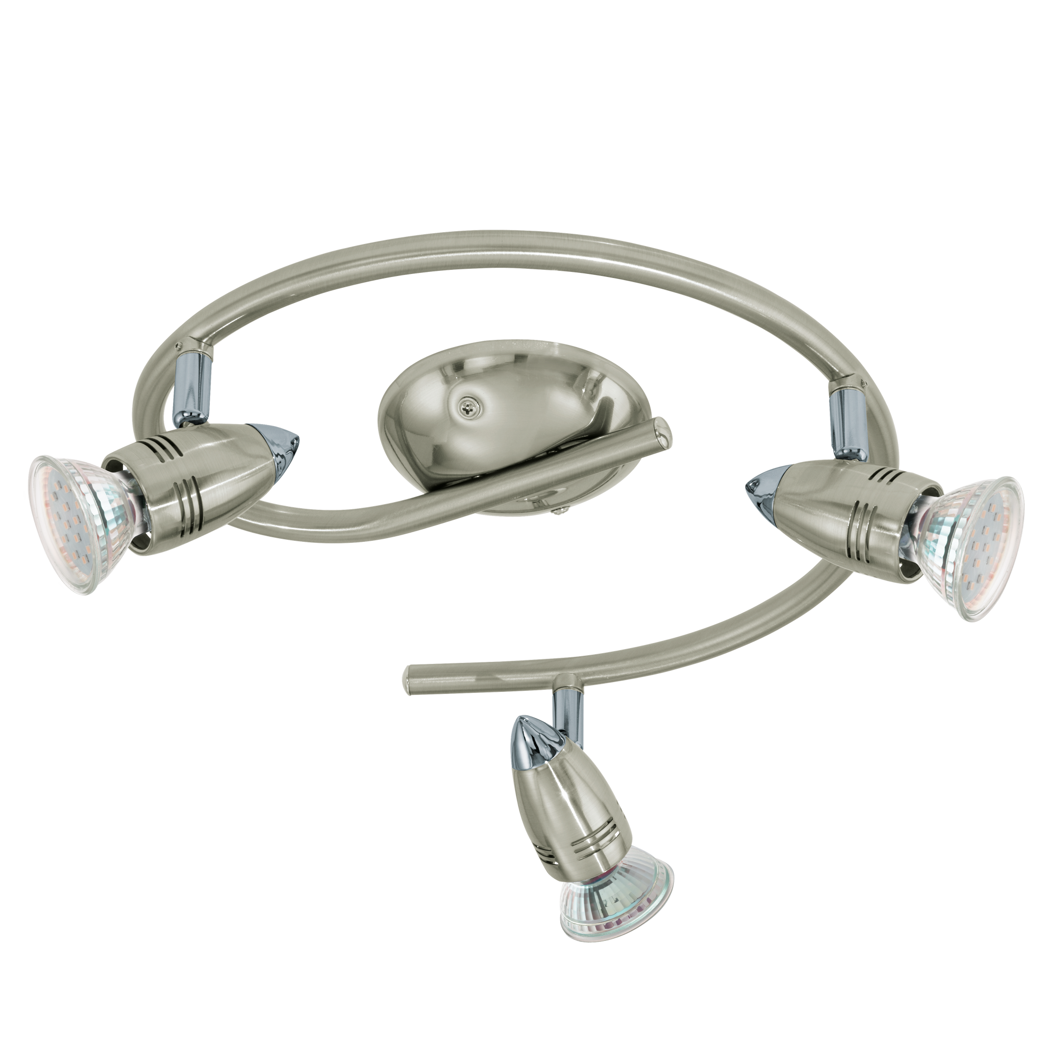 Lustra MAGNUM-LED cu 3 Spoturi Silver 29.5CM Chandeliers