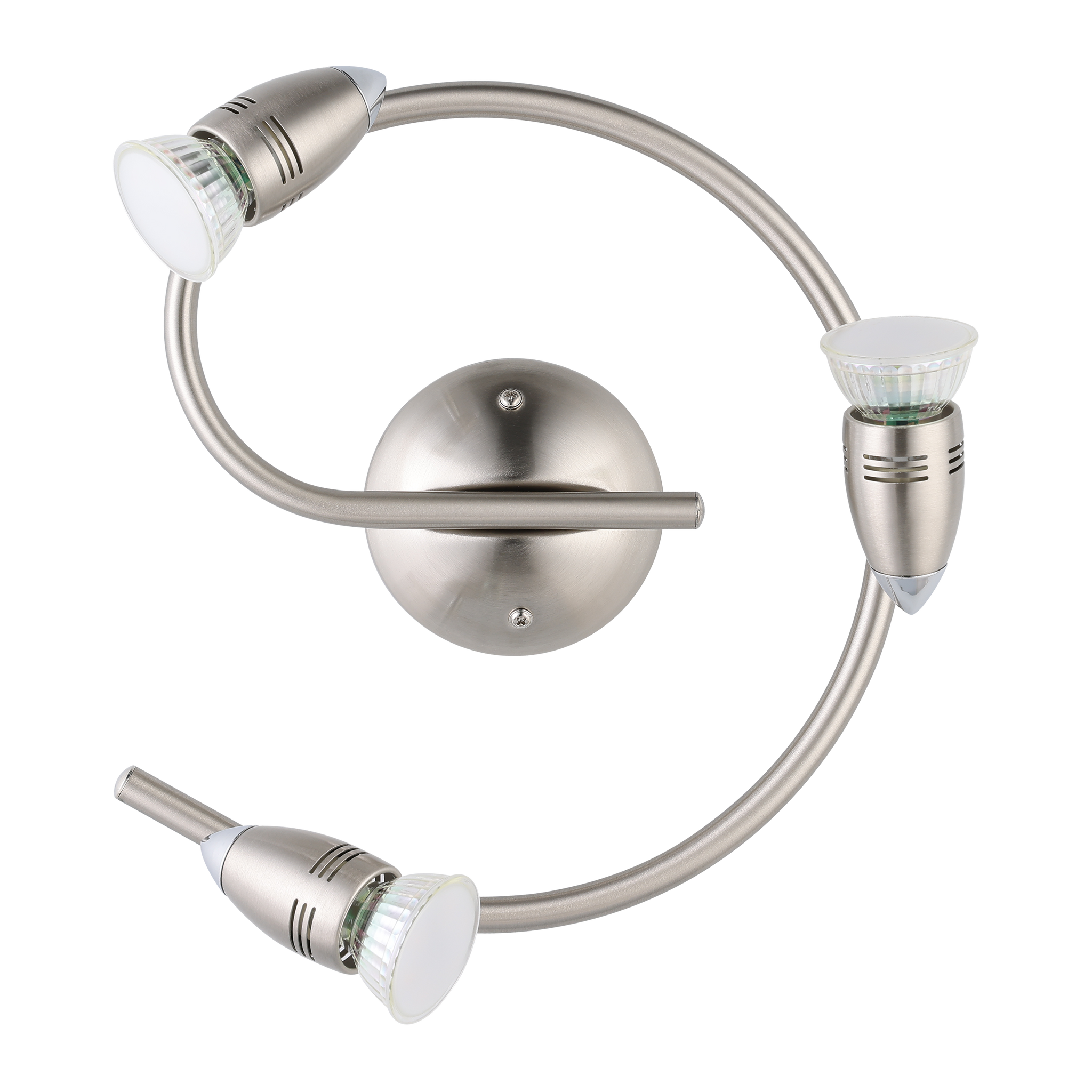 Lustra MAGNUM-LED cu 3 Spoturi Silver 29.5CM Chandeliers