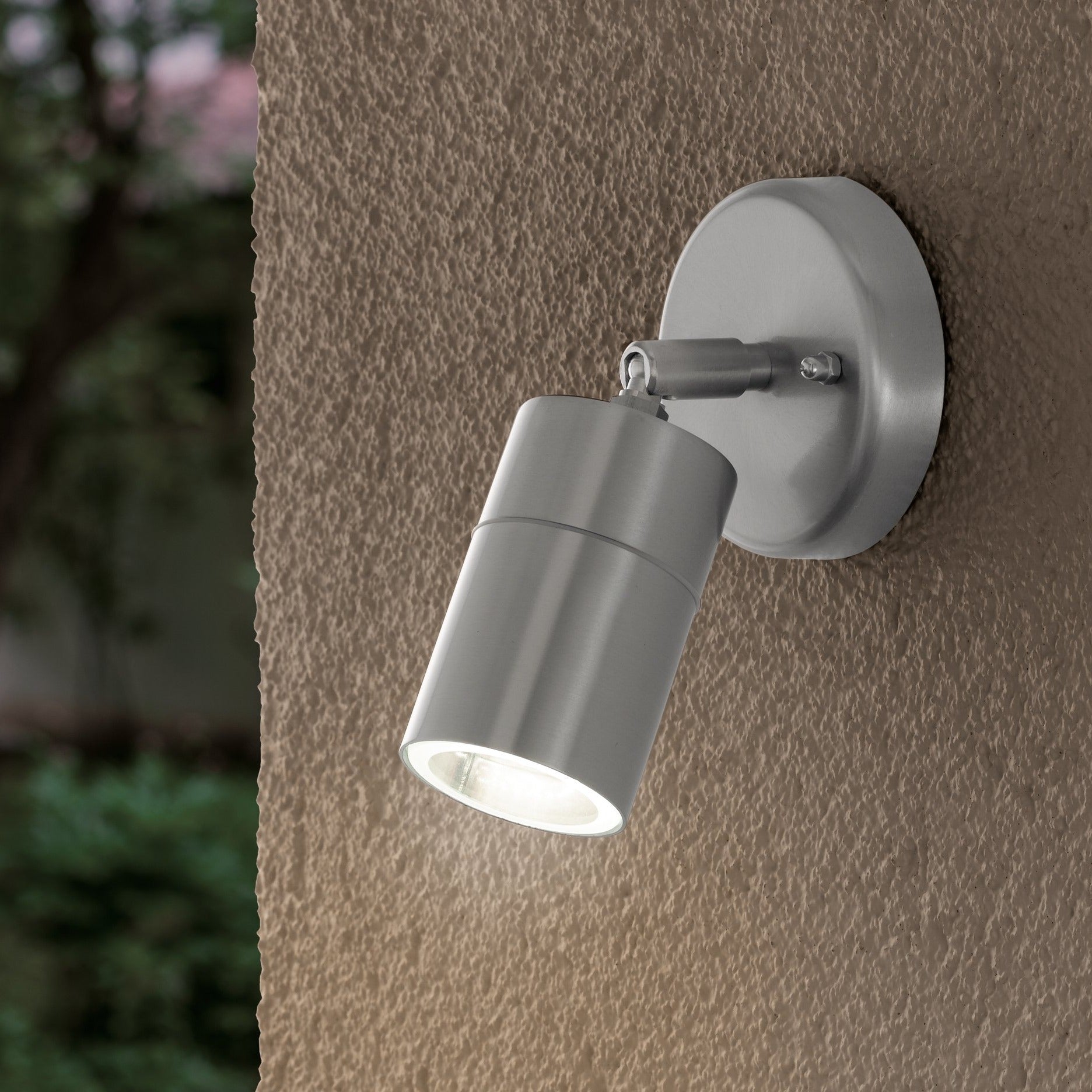 Aplica Exterior STOCKHOLM 1 Silver Eglo Wall Light Fixtures