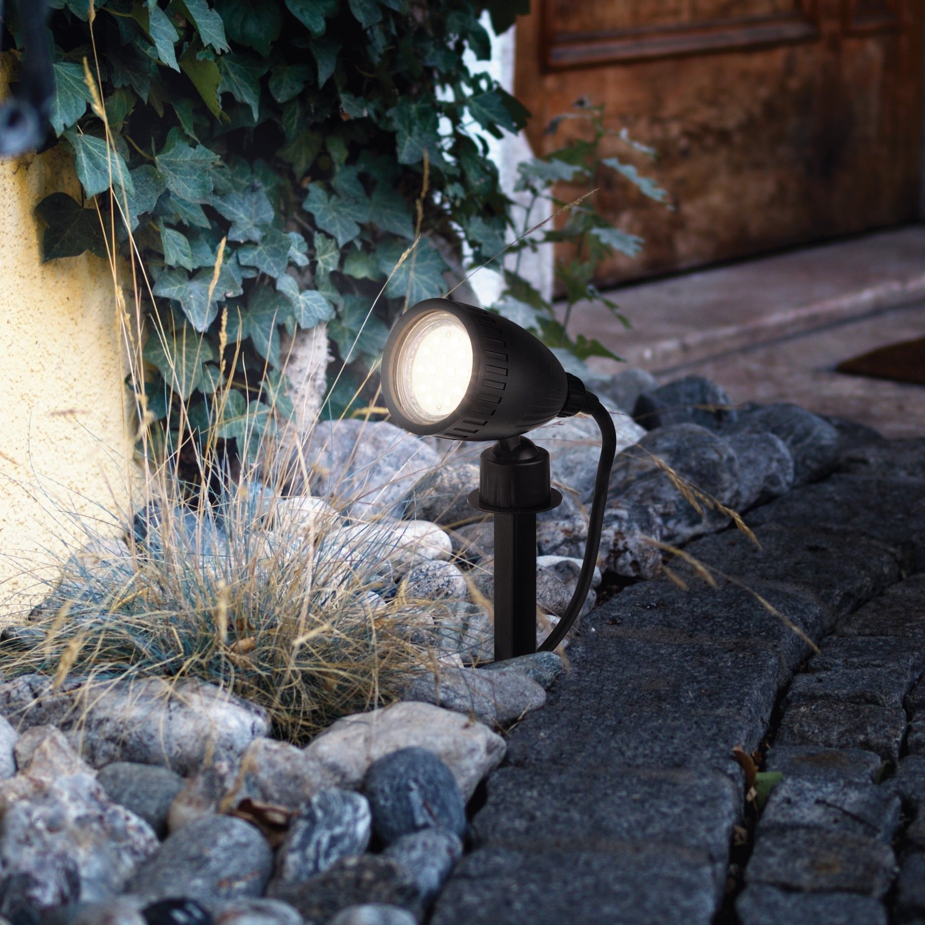 Proiector Ornamental De Gradina NEMA 1 Black 18CM STALP ORNAMENTAL GARDEN POLE