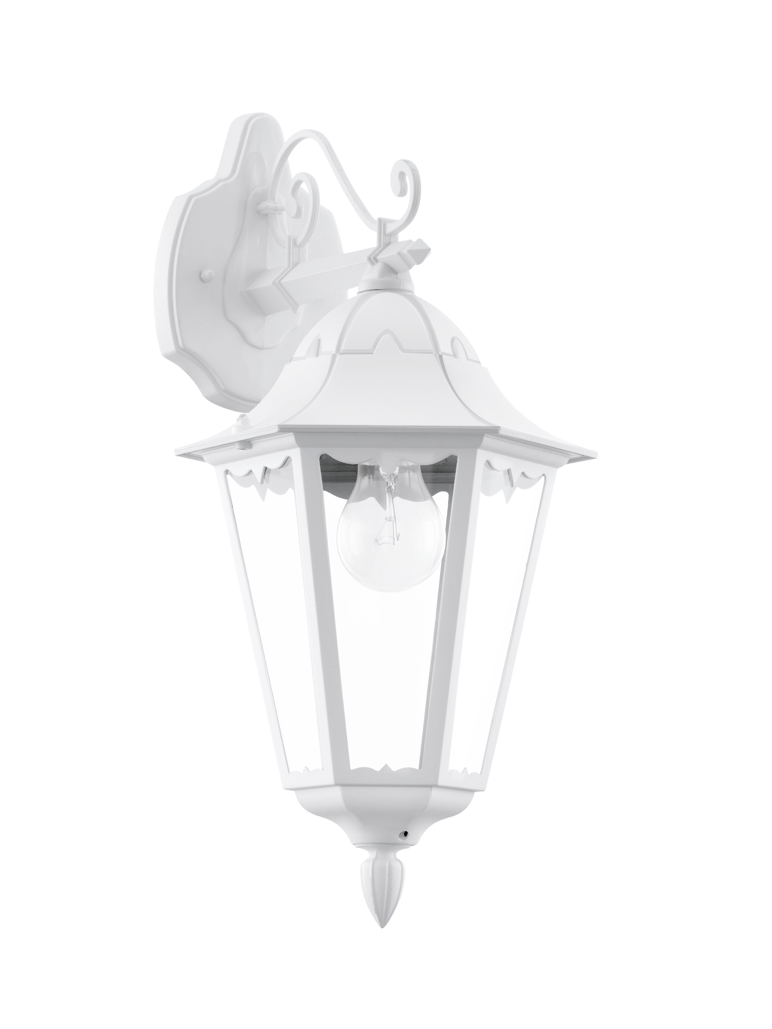 Aplica Exterior Tip Felinar NAVEDO White 47.5CM Eglo ALBA / APLICA PERETE Wall Light Fixtures