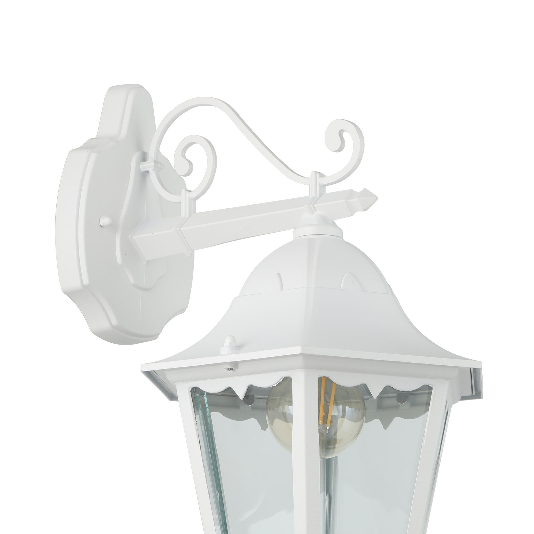 Aplica Exterior Tip Felinar NAVEDO White 47.5CM Eglo ALBA / APLICA PERETE Wall Light Fixtures