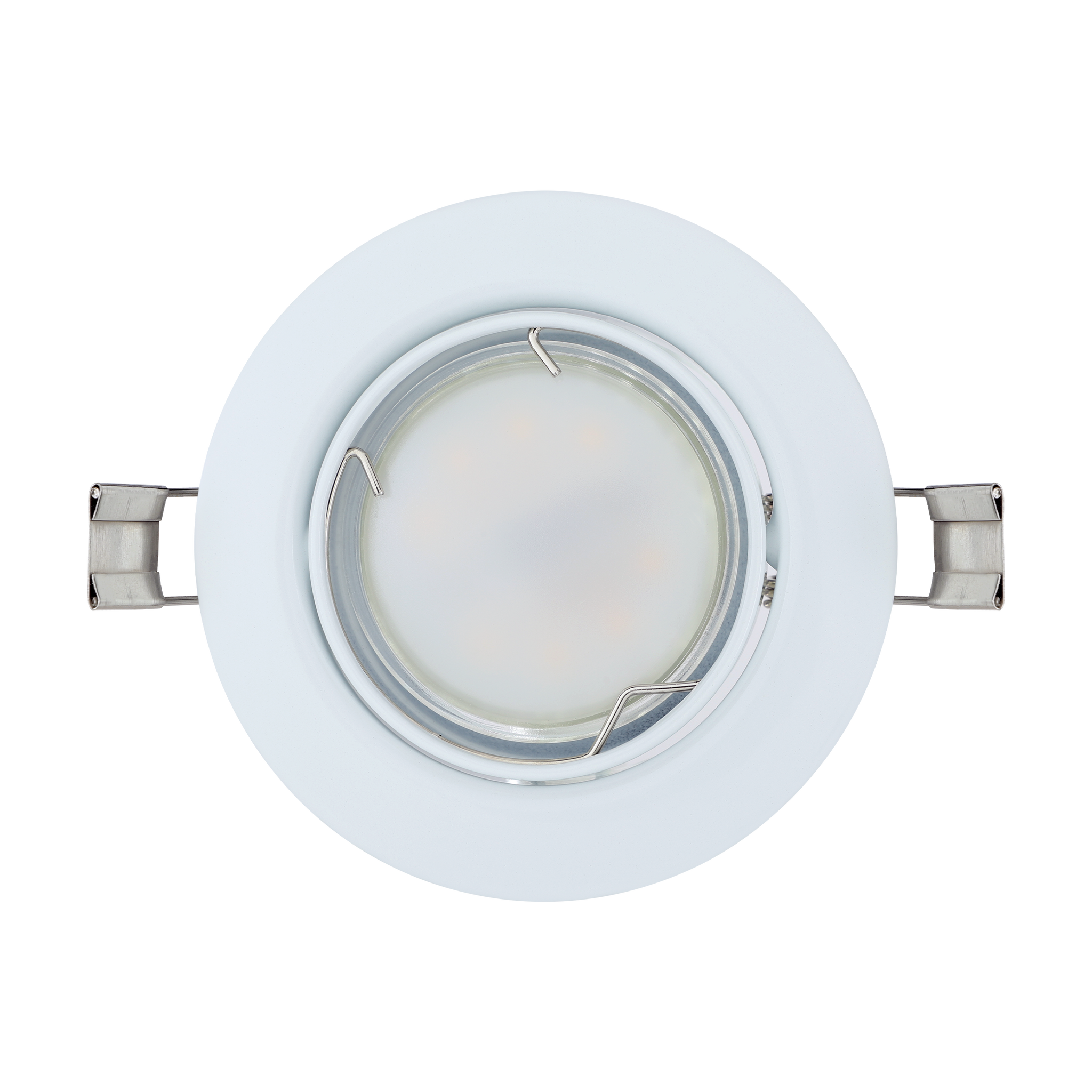 Set 3 Spoturi PENETO EGLO / Rotund / Alb / ⌀87mm / Incastrabil led spot light