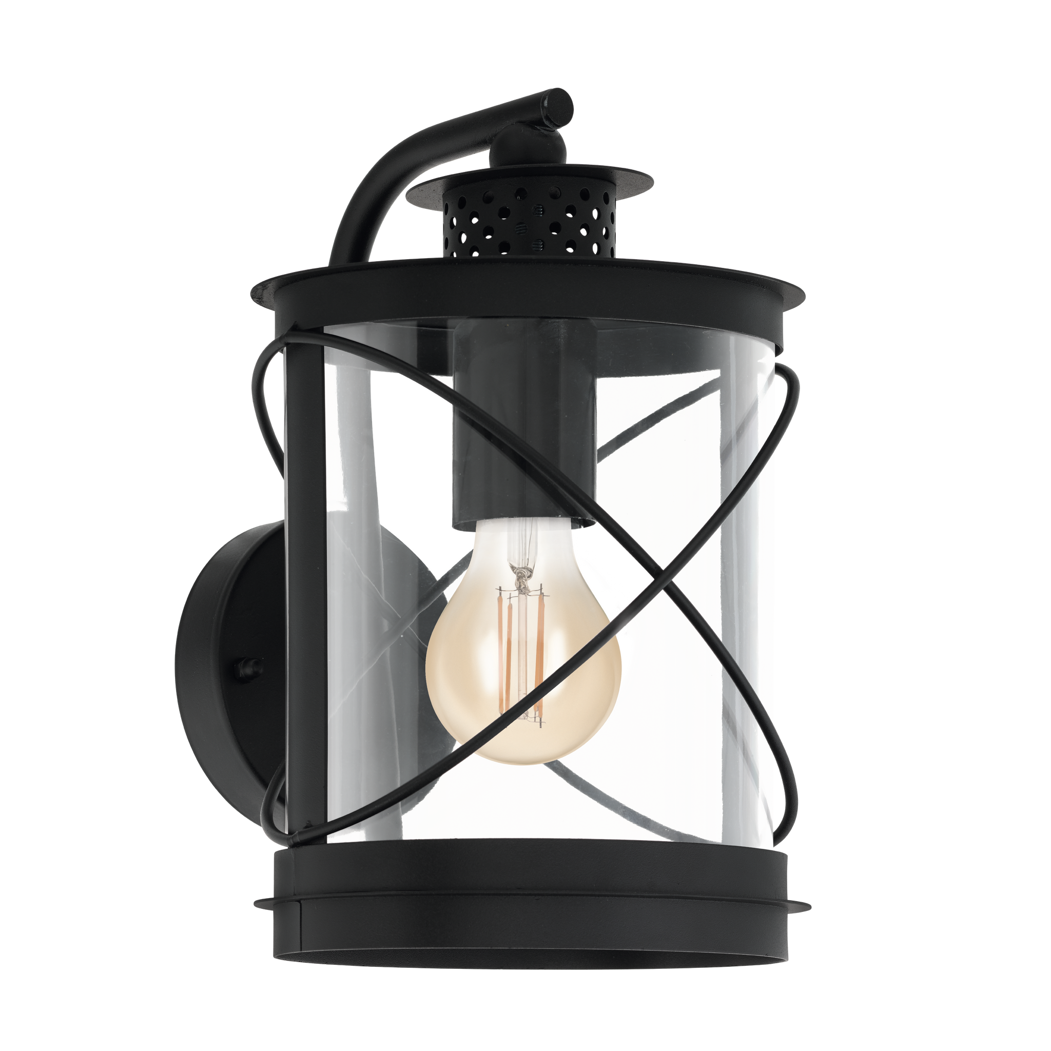 Aplica Exterior Tip Felinar HILBURN Black NEAGRA / APLICA PERETE Wall Light Fixtures