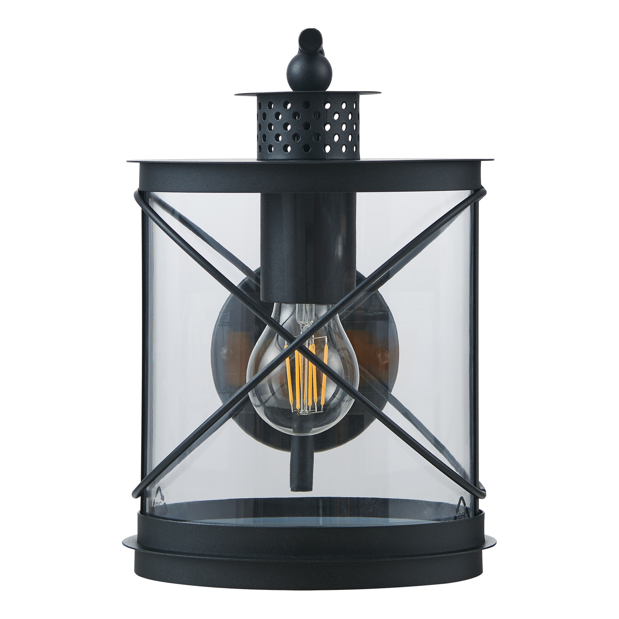 Aplica Exterior Tip Felinar HILBURN Black NEAGRA / APLICA PERETE Wall Light Fixtures