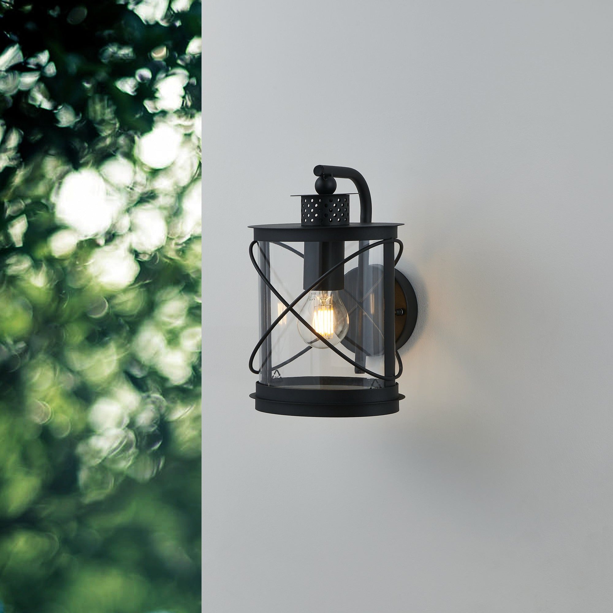 Aplica Exterior Tip Felinar HILBURN Black NEAGRA / APLICA PERETE Wall Light Fixtures