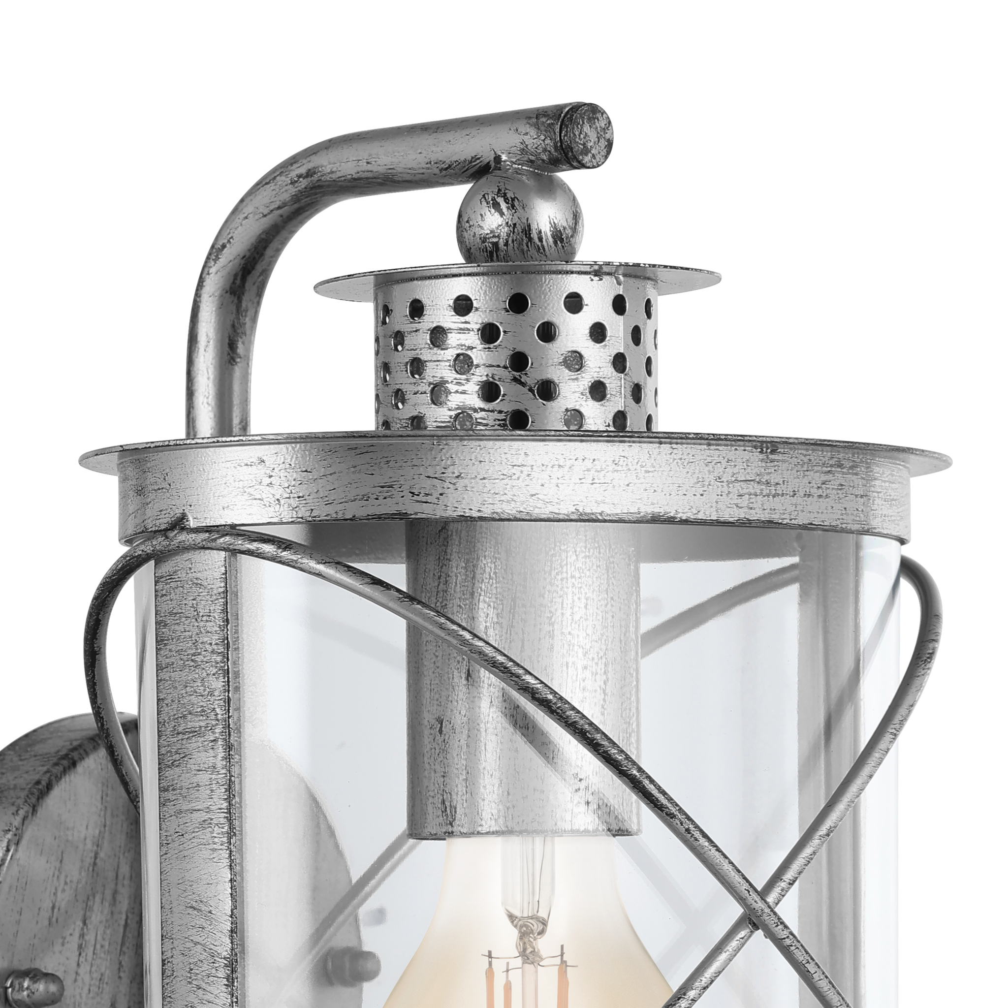 Aplica Exterior Tip Felinar HILBURN 1 Silver ARGINTIE / APLICA PERETE Wall Light Fixtures