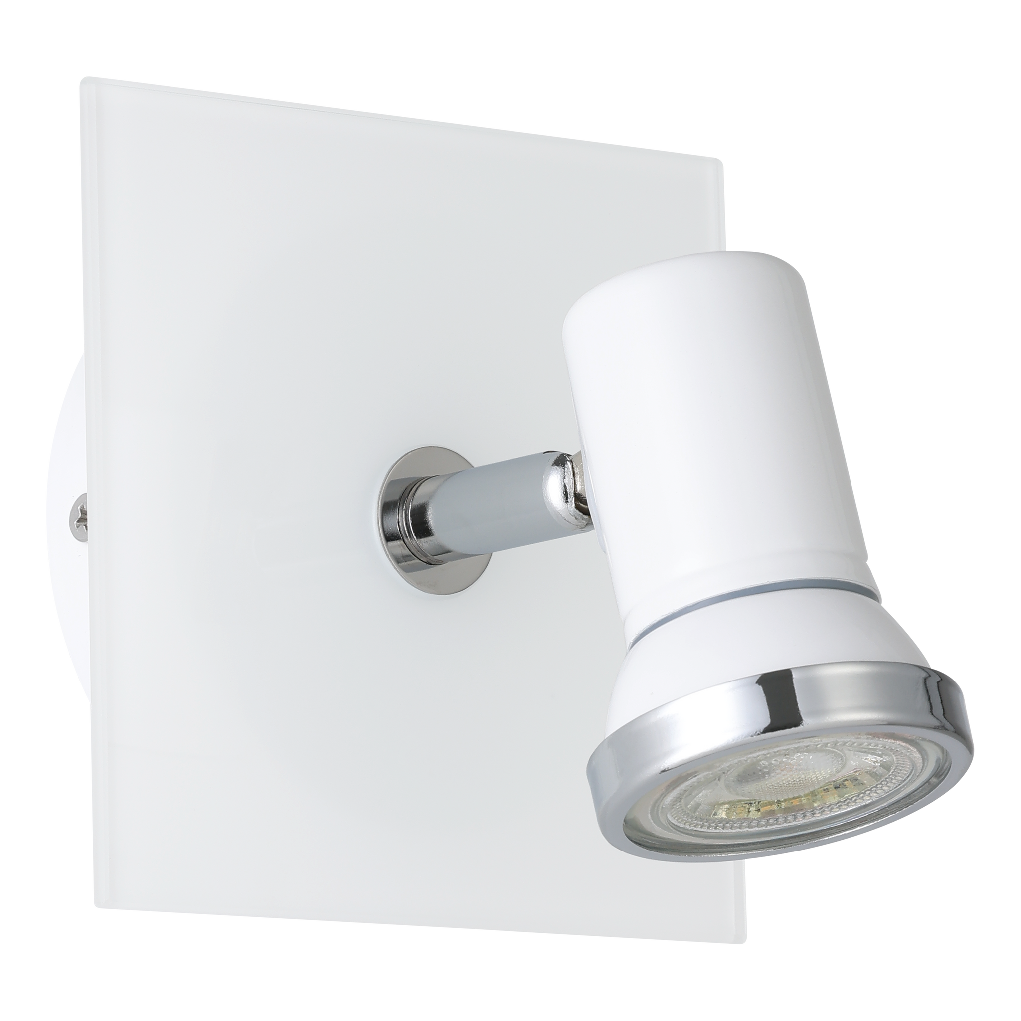 Aplica Tip Spot Reglabil TAMARA 1 IP44 White & Silver 12CM Eglo
