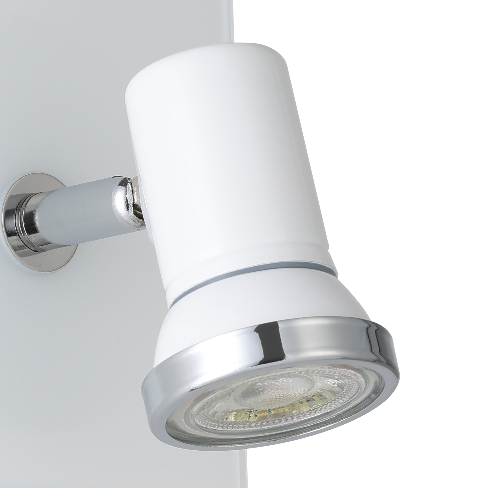 Aplica Tip Spot Reglabil TAMARA 1 IP44 White & Silver 12CM Eglo